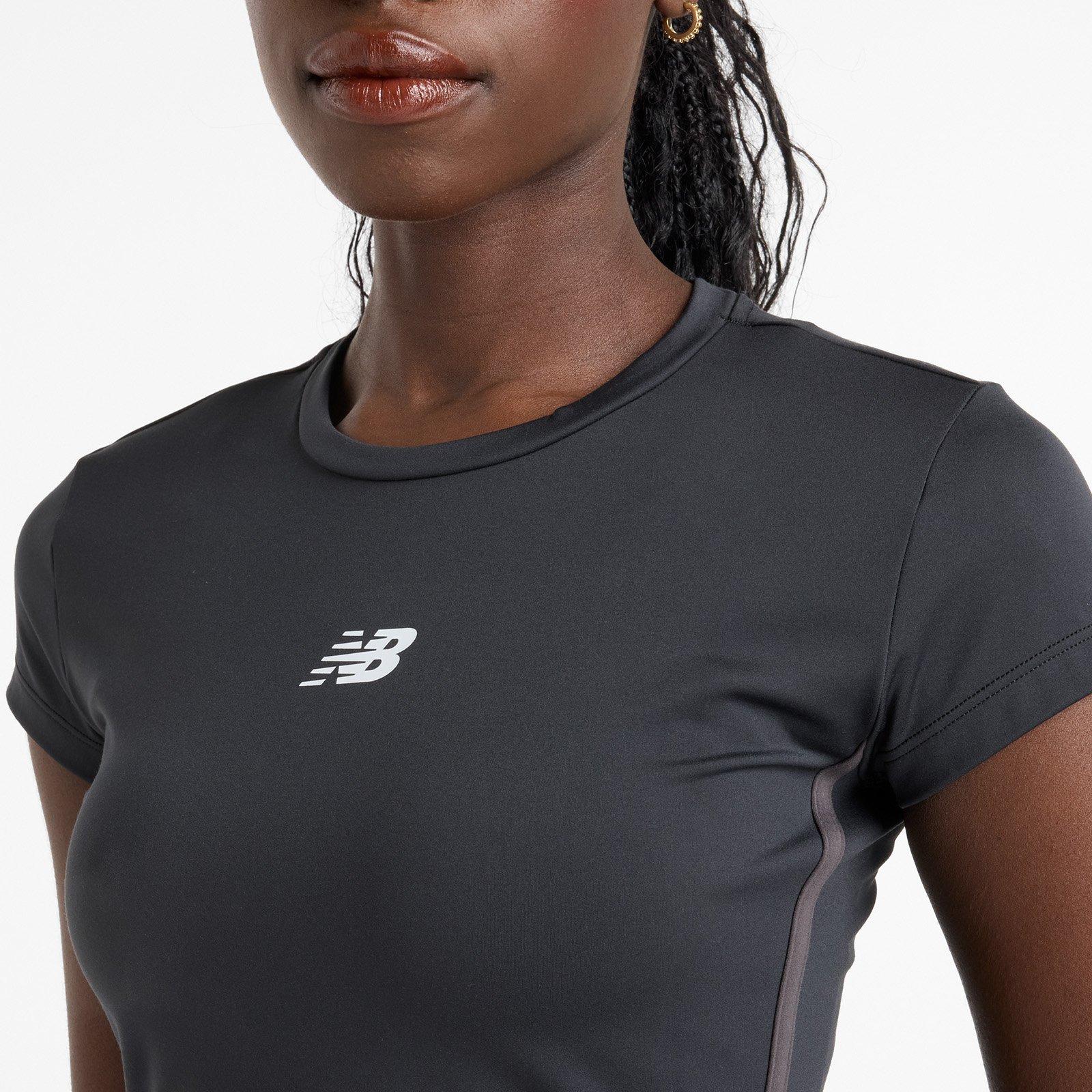 Black - New Balance - Harmony Ss Top Ld61 - 4