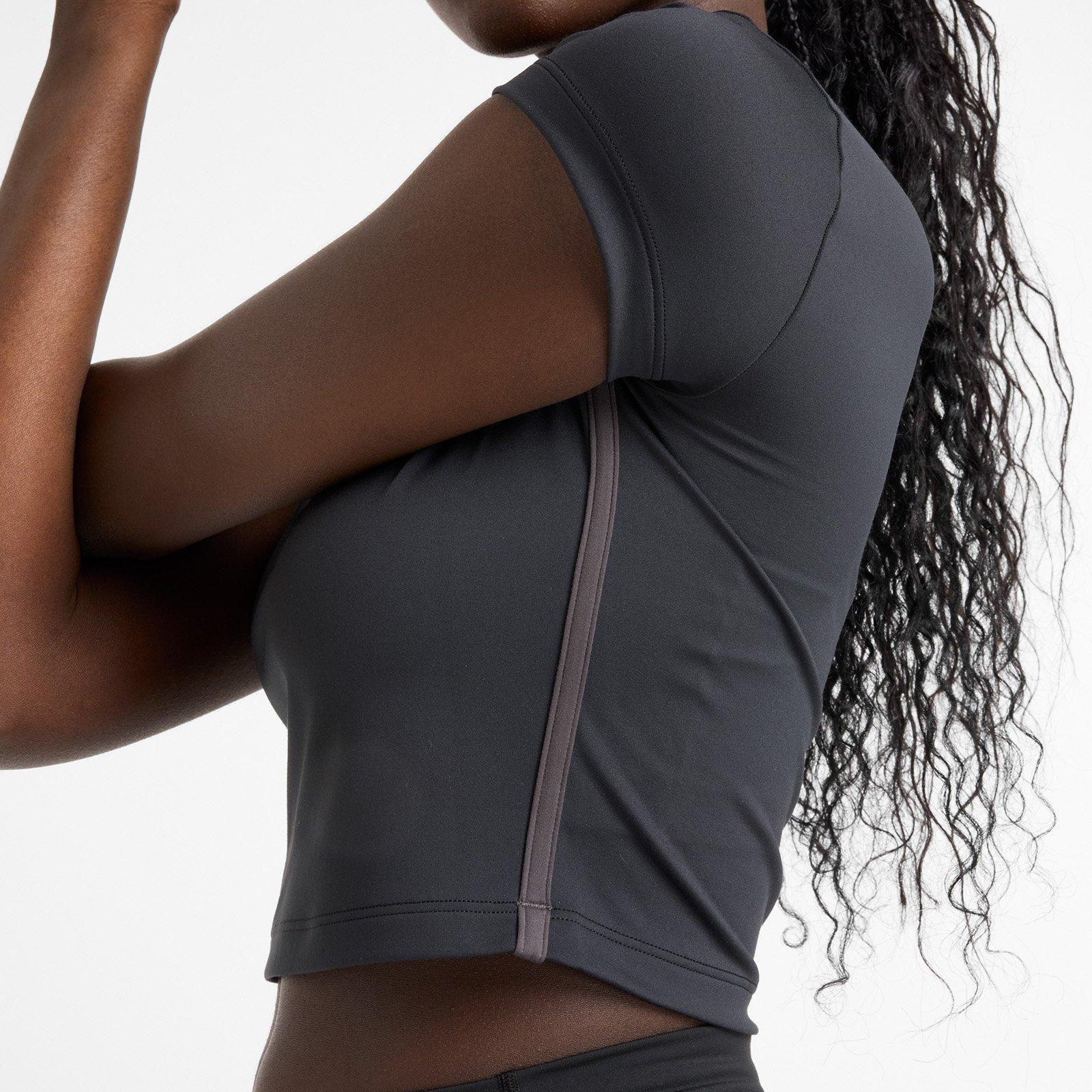 Black - New Balance - Harmony Ss Top Ld61 - 5