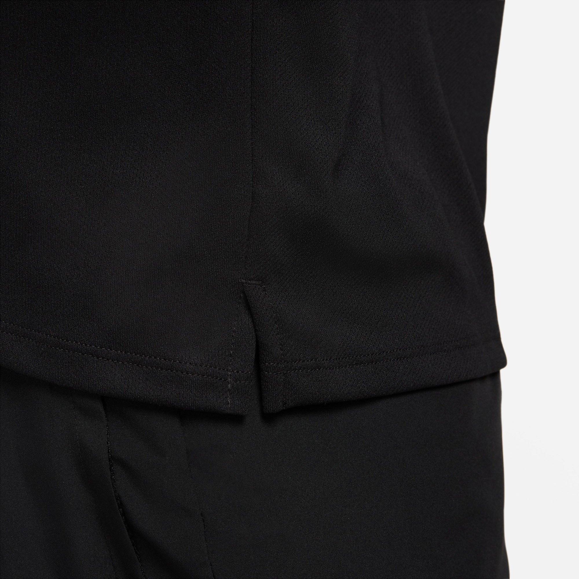 Black/Ref.Silv - Nike - Dri-FIT UV Miler Mens Performance T-Shirt - 4