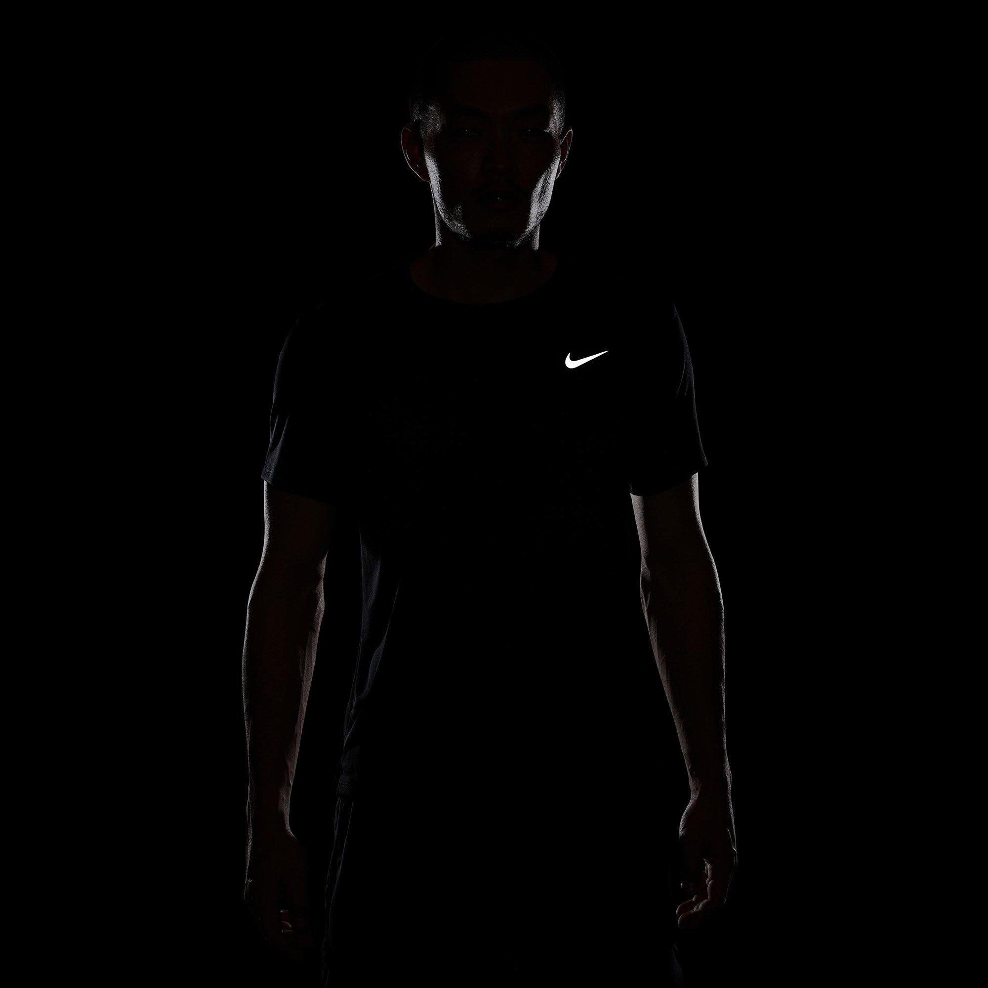 Nike | Dri FIT UV Miler Mens Performance T Shirt | Short Sleeve ...