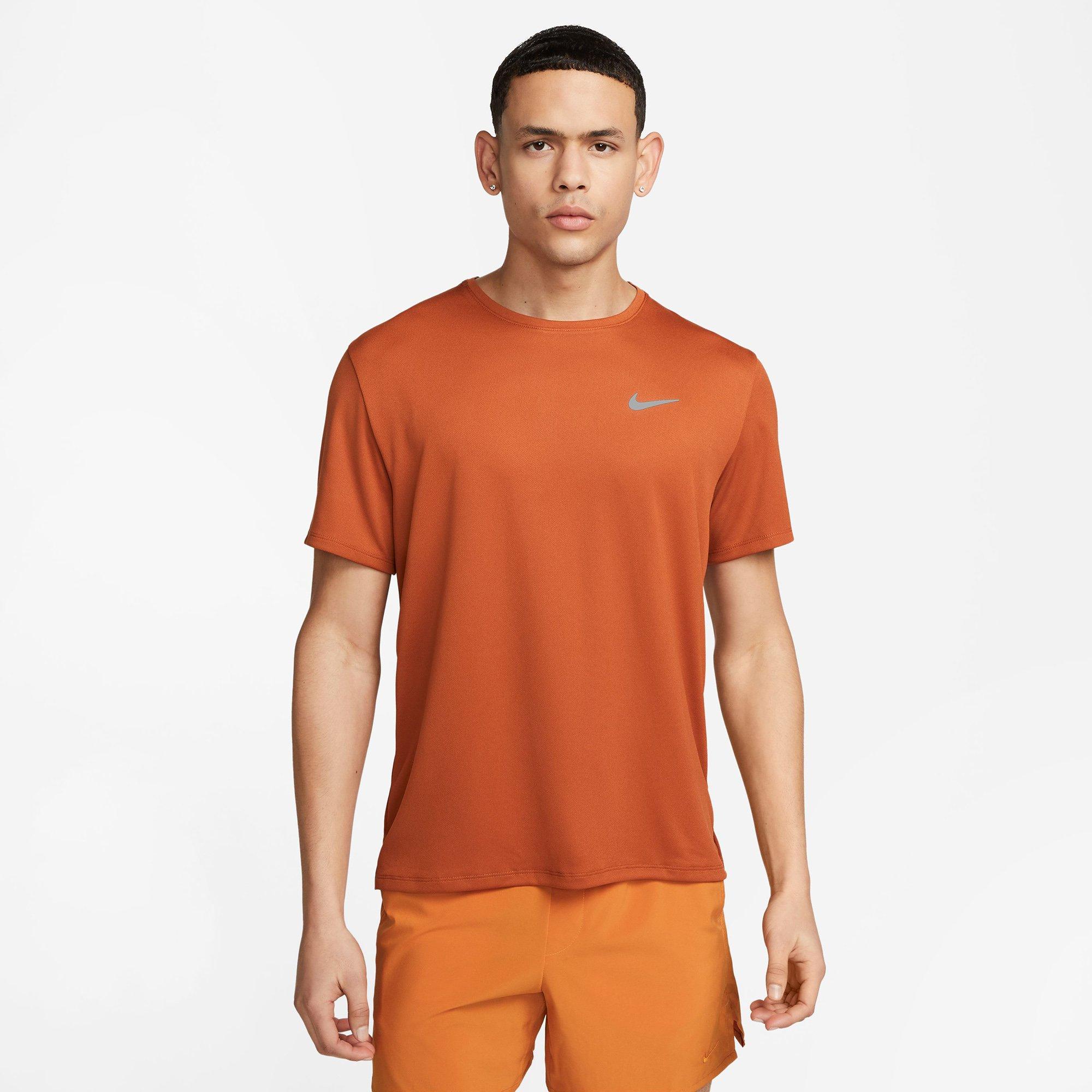 Nike dri fit orange clearance t shirt