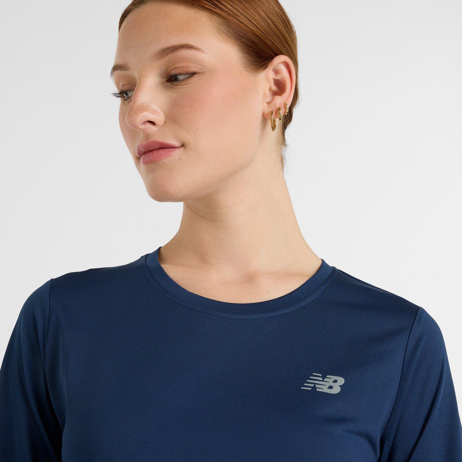 Nb Navy - New Balance - Women's NB Sport Long Sleeve Performance Running Top - 4