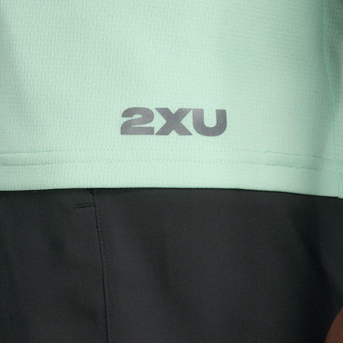 D.Mint/Blk Ref - 2XU - Aero Mens Performance Tank - 8
