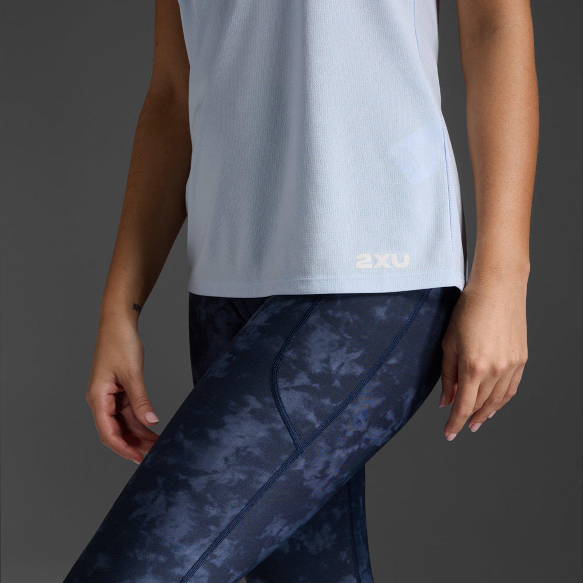 Halogen/White R - 2XU - Aero Womens Performance Tank - 4
