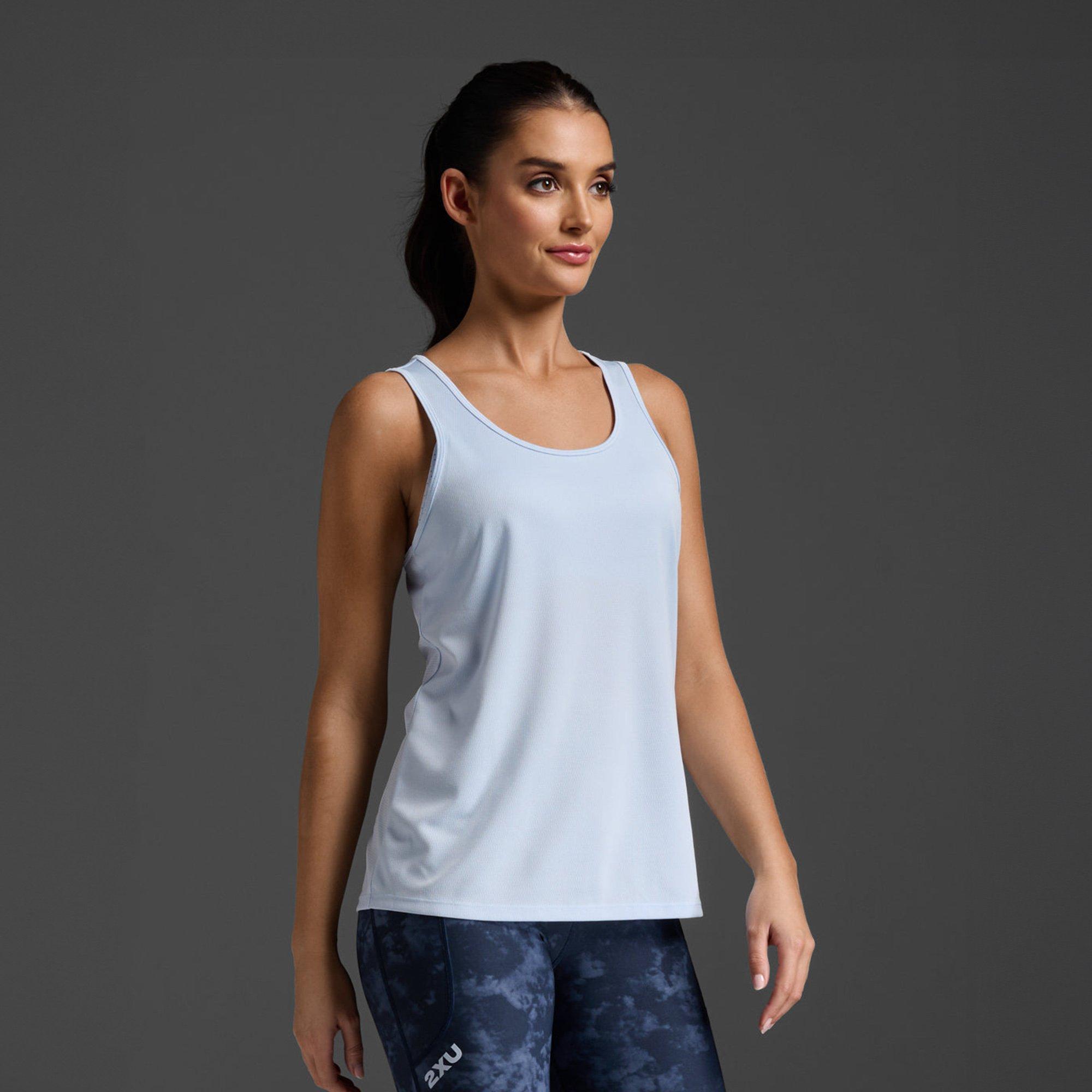 Halogen/White R - 2XU - Aero Womens Performance Tank - 5
