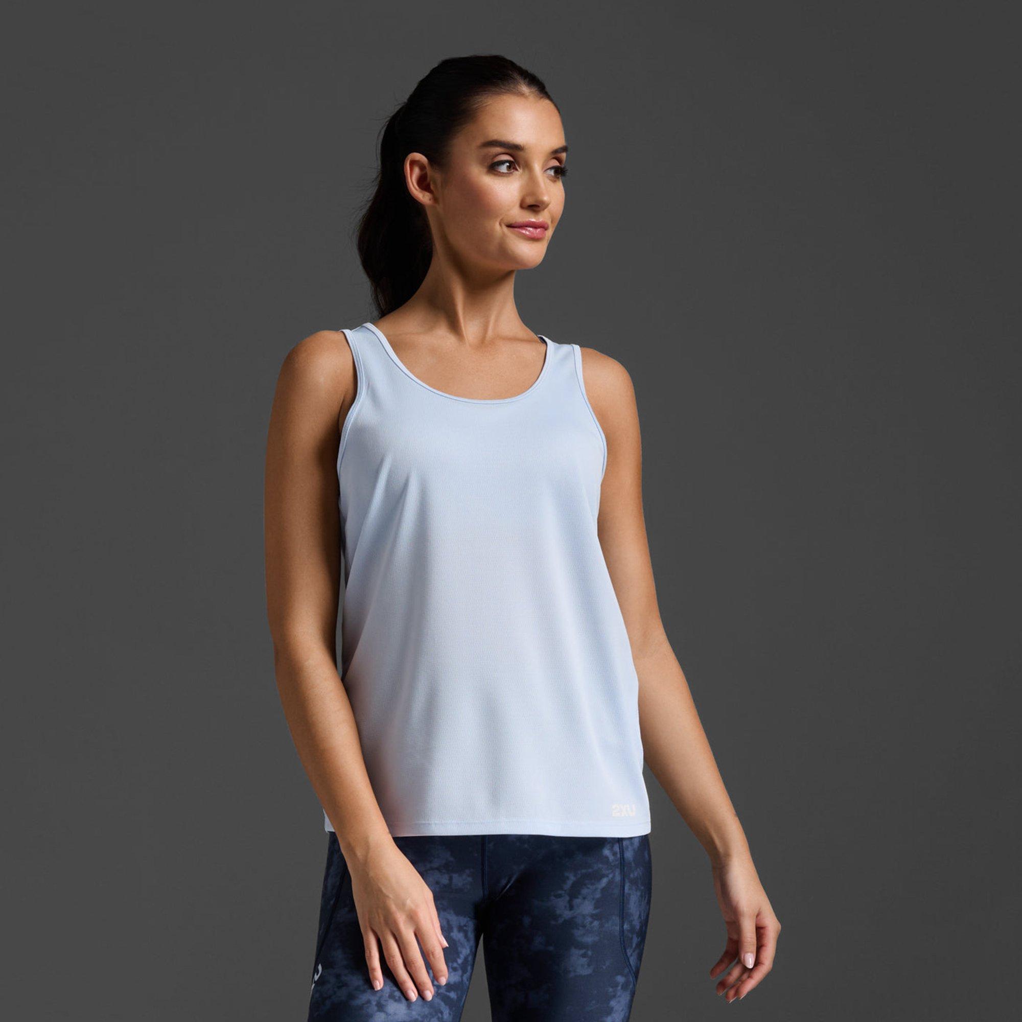 Halogen/White R - 2XU - Aero Womens Performance Tank - 6