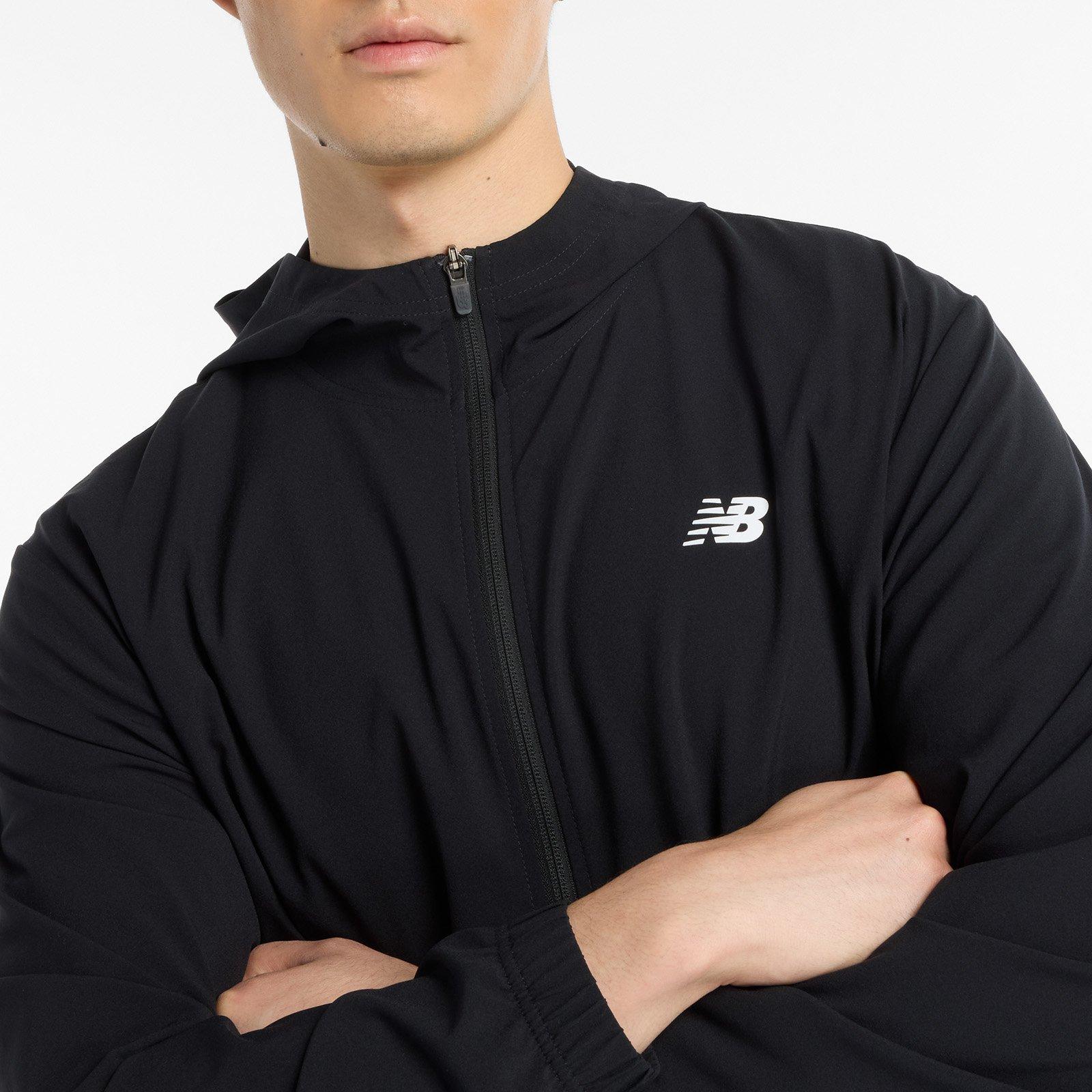 Black - New Balance - Sport Woven Performance Running Jacket - 4