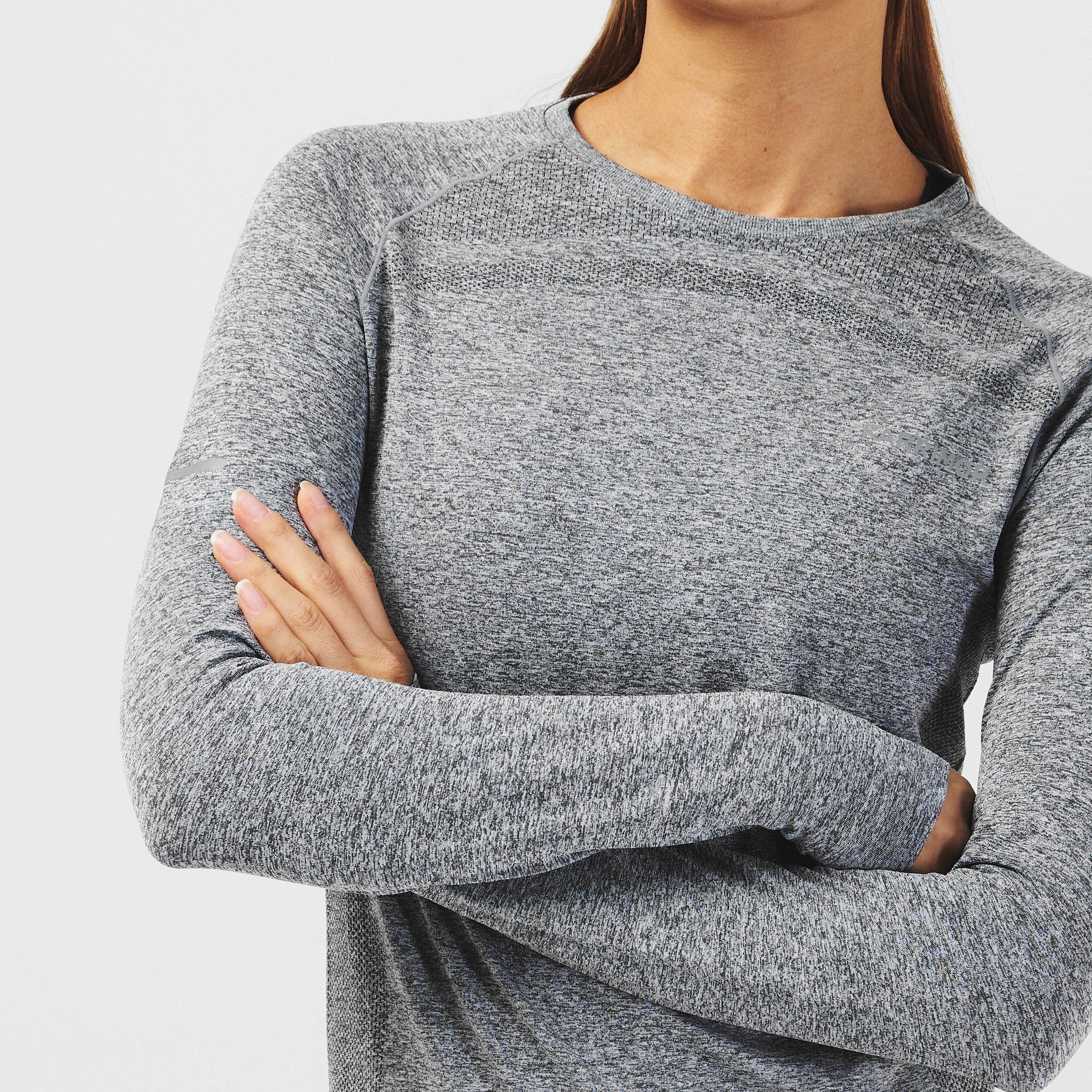 Grey Marl - Karrimor - XLite Womens Running Long Sleeve Top - 5
