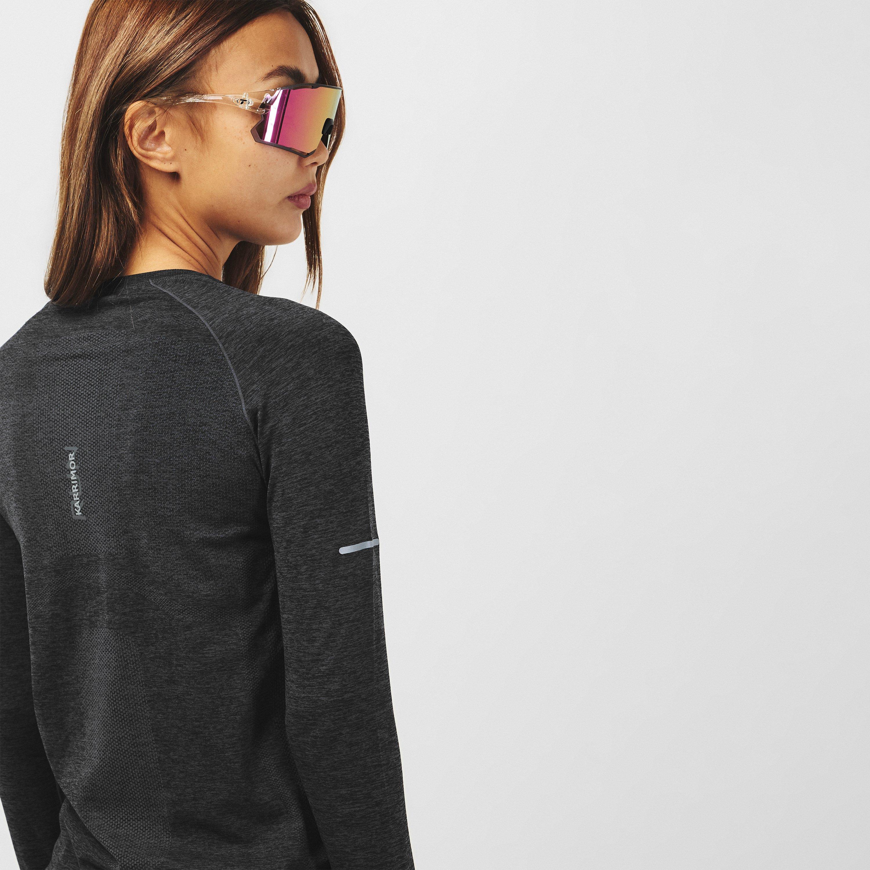 Black Marl - Karrimor - XLite Womens Running Long Sleeve Top - 6