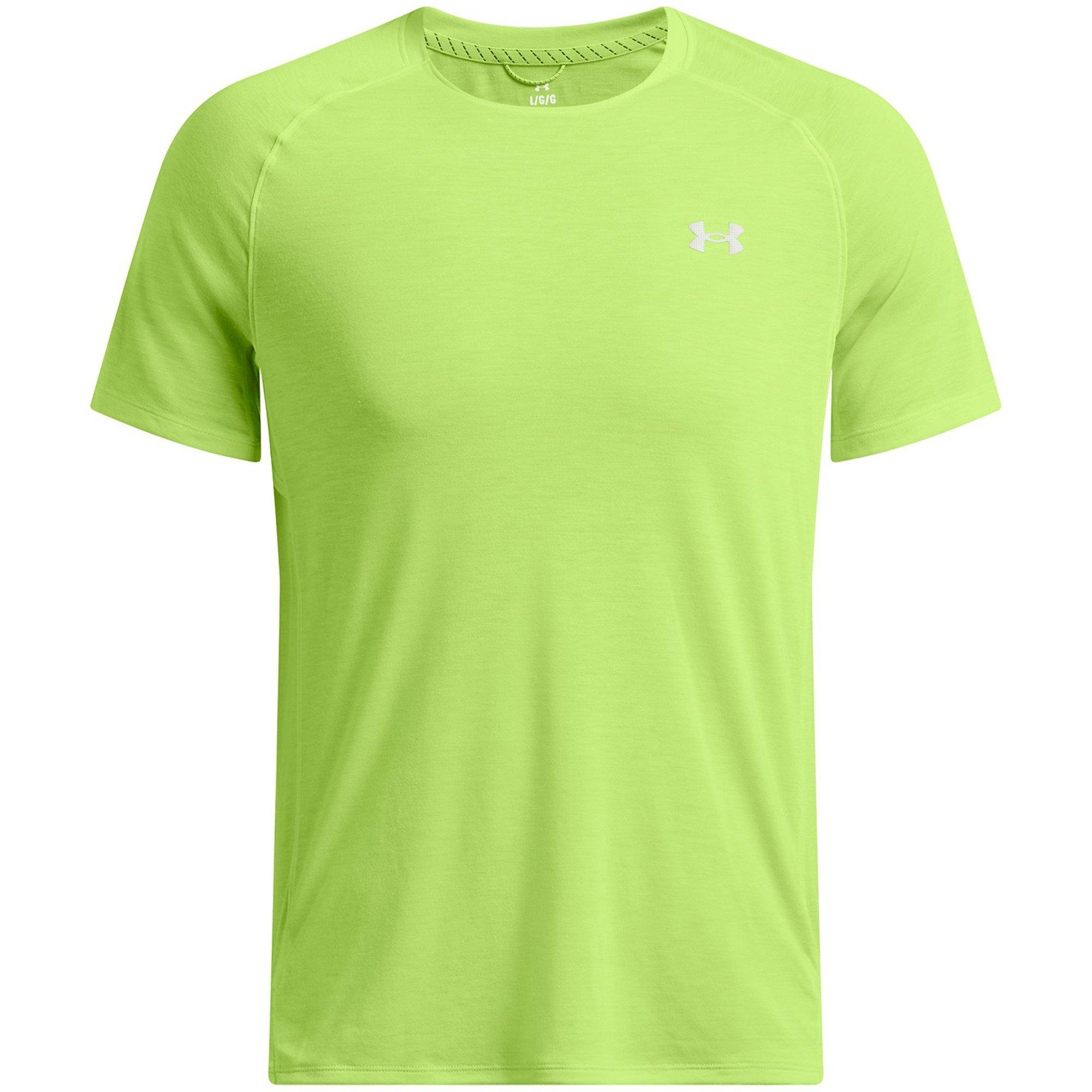 Under Armour Men's Short-Sleeve Performance Running Top - Green - XL