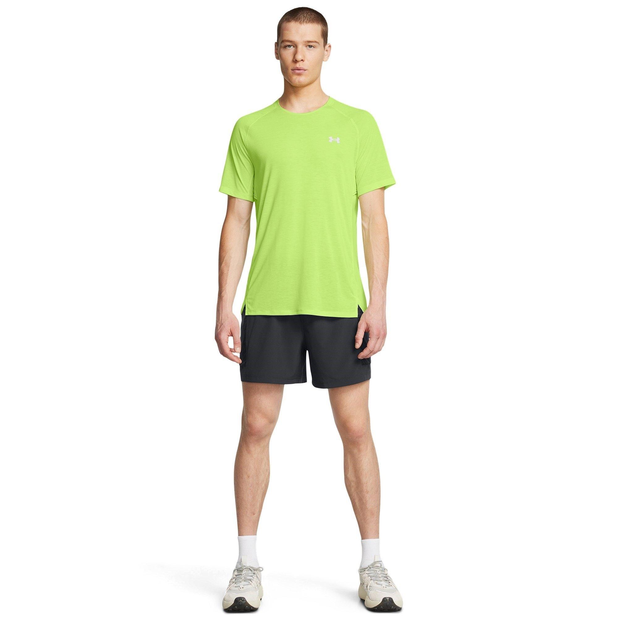 Green - Under Armour - Short-Sleeve Performance Running Top - 4