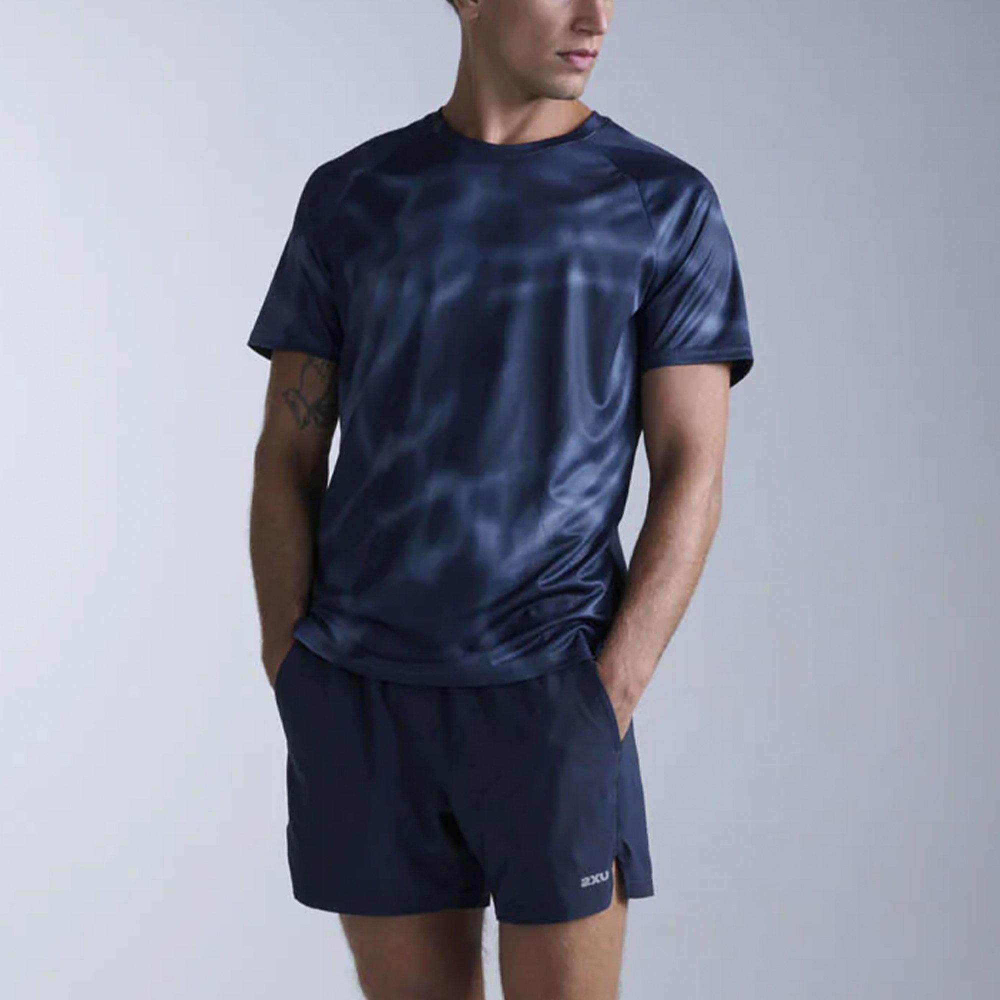 2XU Men's Aero Mesh Short Sleeve Performance Running Top