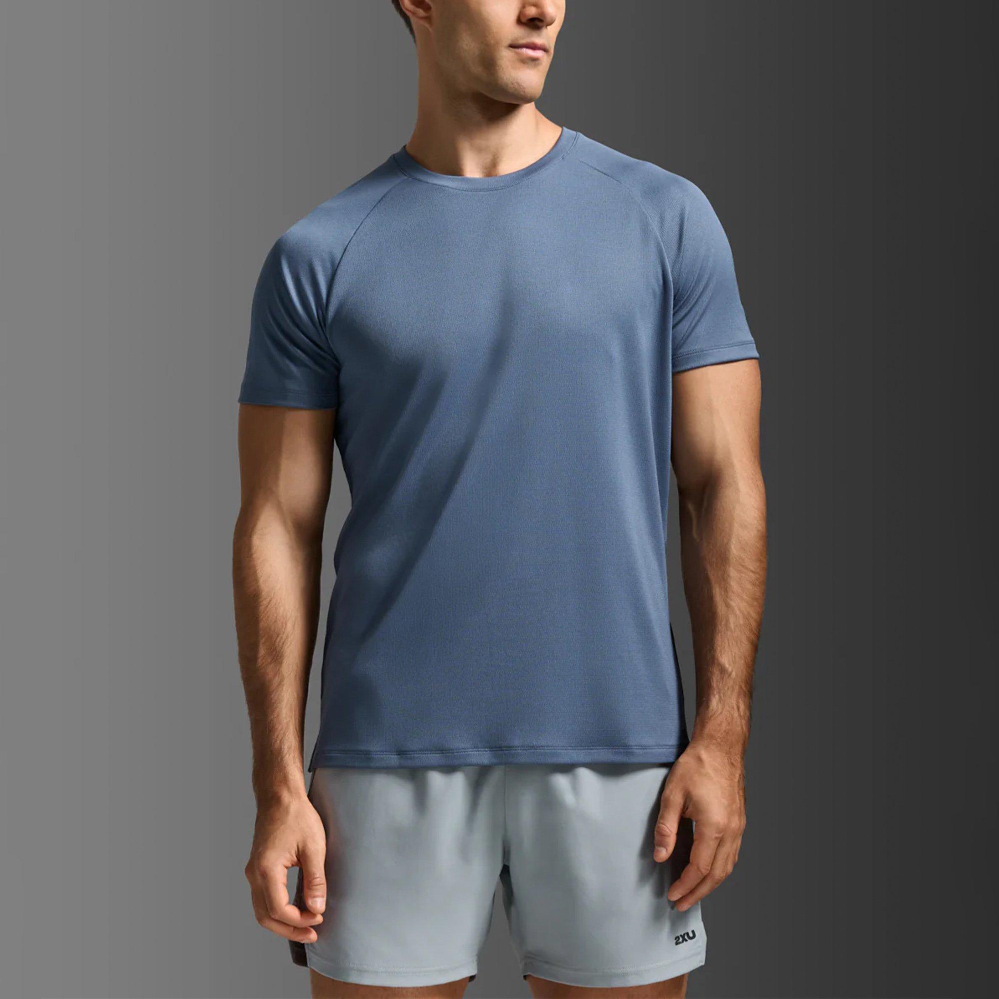 2XU Men's Aero Mesh Short Sleeve Performance Running Top