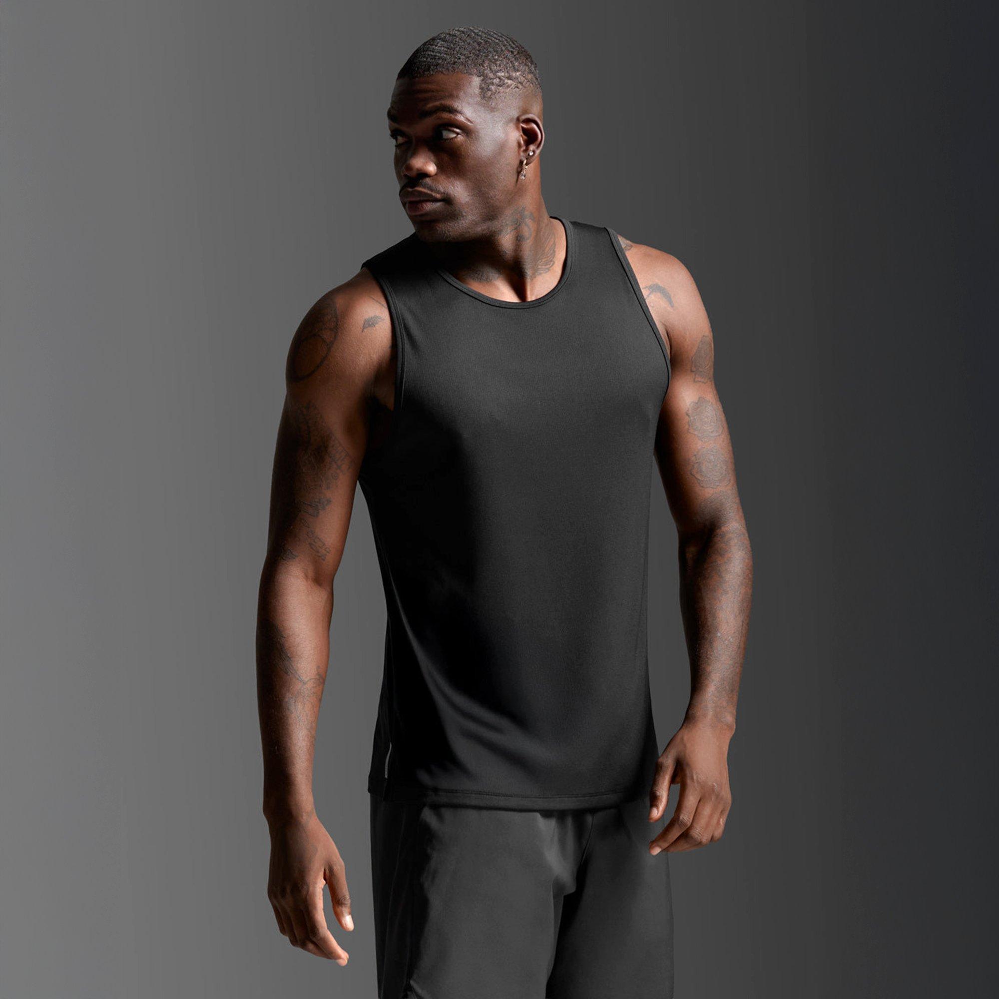 Black/Silver - 2XU - Men's Aero Mesh Performance Running Vest - 5