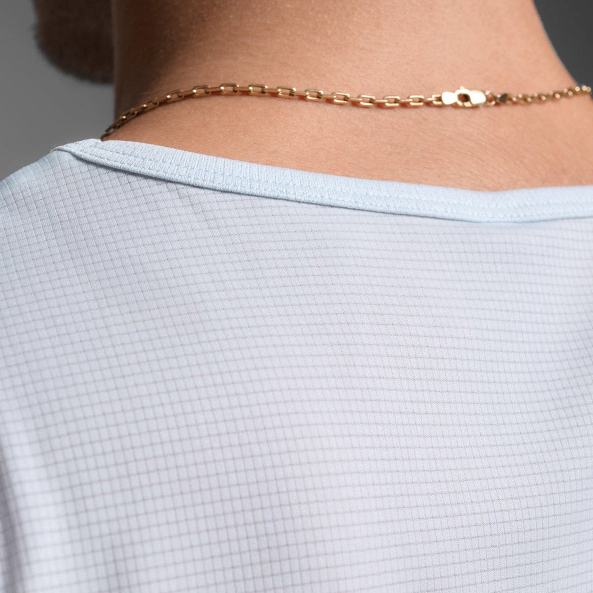 Moonstone/Blk - 2XU - Aero Mesh Tank Sn63 - 3