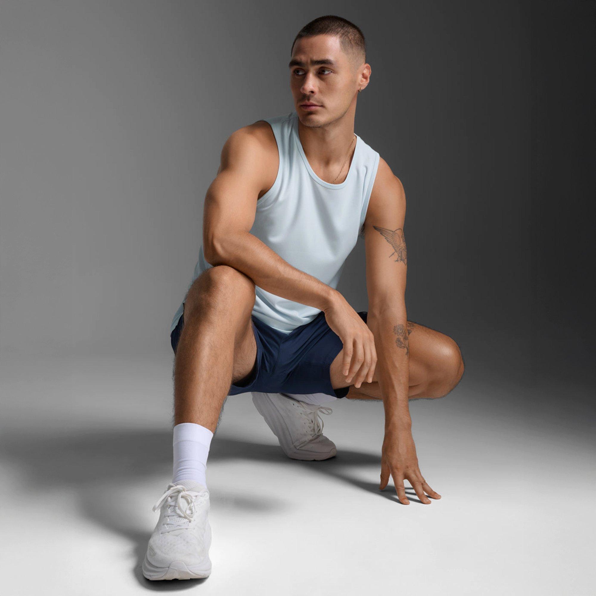 Moonstone/Blk - 2XU - Aero Mesh Tank Sn63 - 7