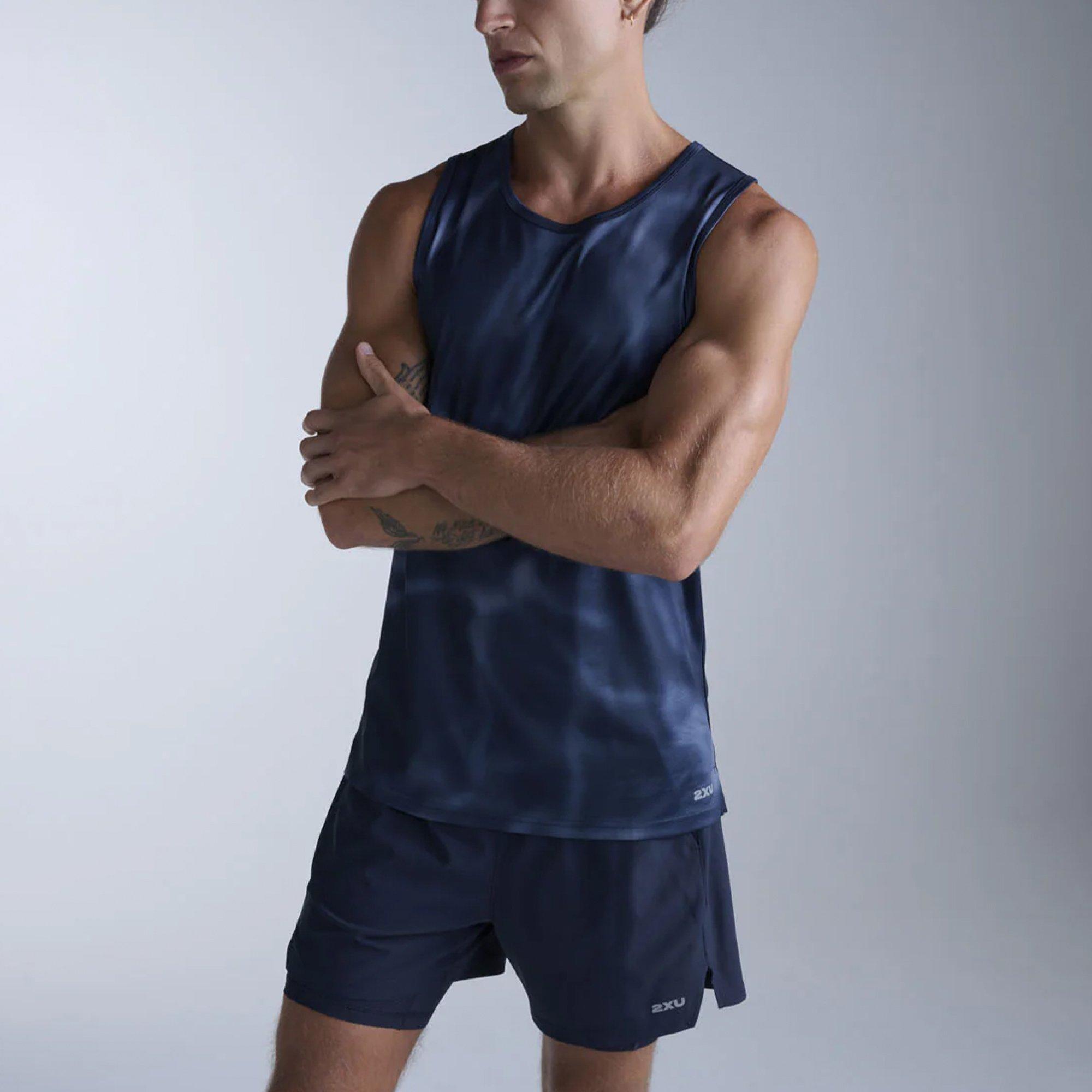 2XU Men's Aero Mesh Performance Running Vest