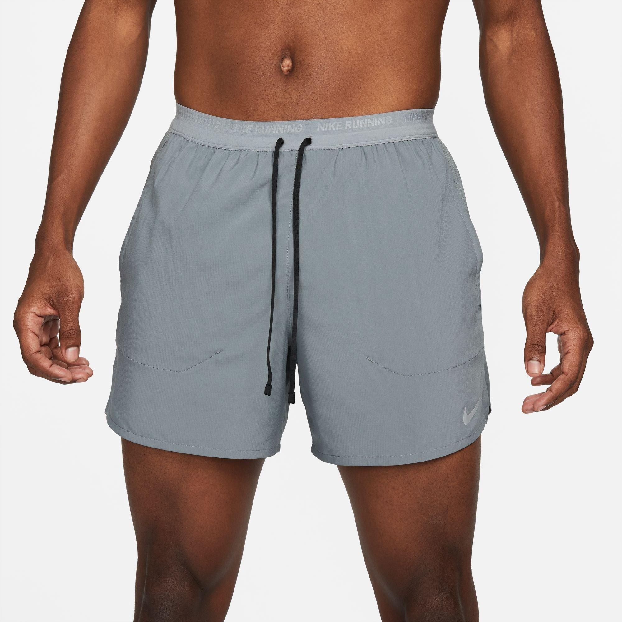 Smoke Grey - Nike - Stride Men's Dri-FIT 5 Brief-Lined Running Shorts - 1