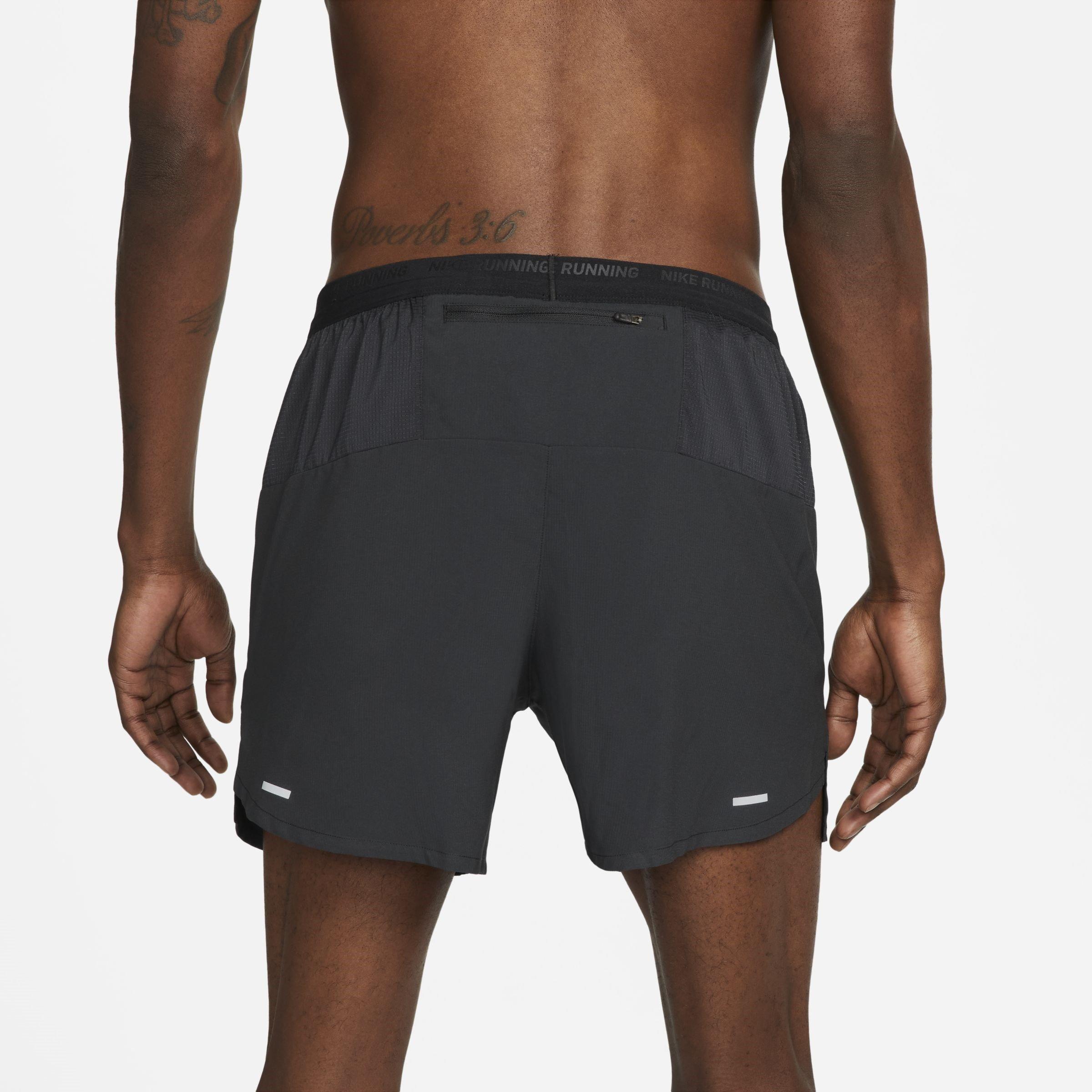 Nero - Nike - Stride Men's Dri-FIT 5 Brief-Lined Running Shorts - 2