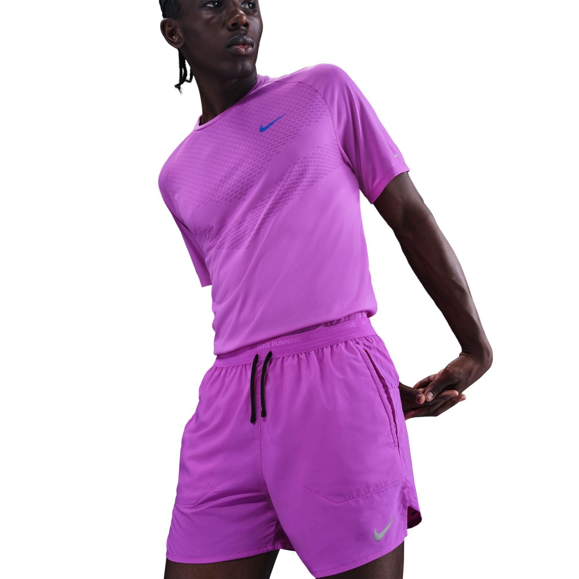 Vivid Purple - Nike - Stride Men's Dri-FIT 5 Brief-Lined Running Shorts - 1