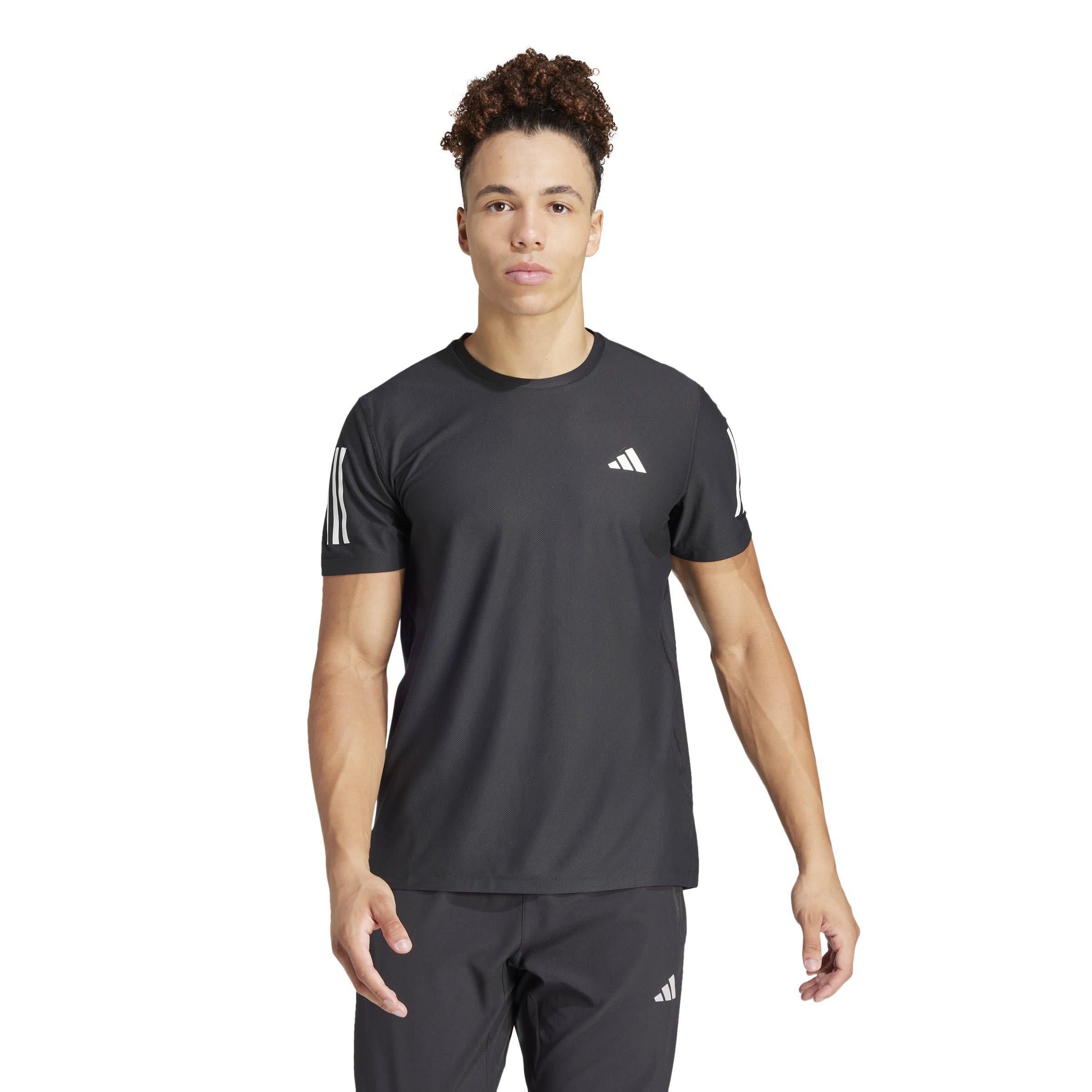 Black - adidas - adidas Own The Run Mens Performance T Shirt - 2