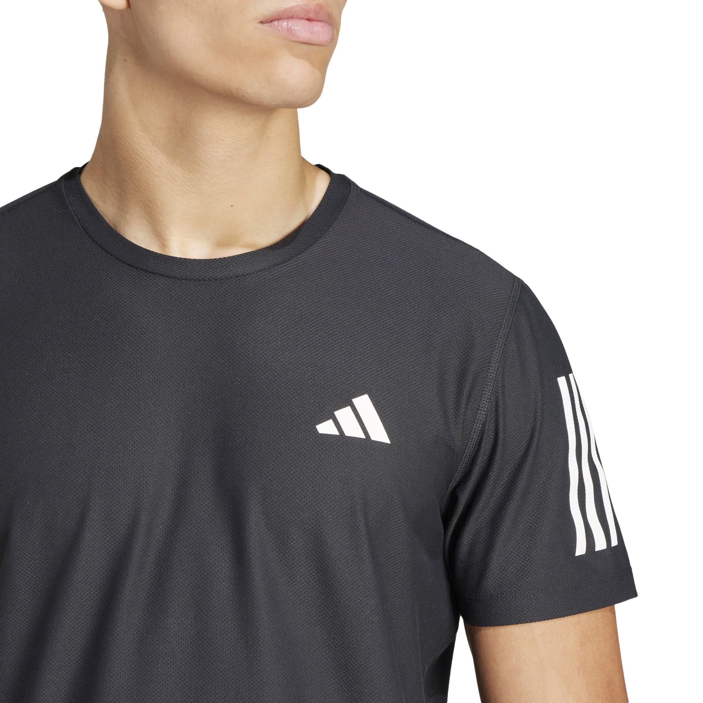 Black - adidas - adidas Own The Run Mens Performance T Shirt - 5