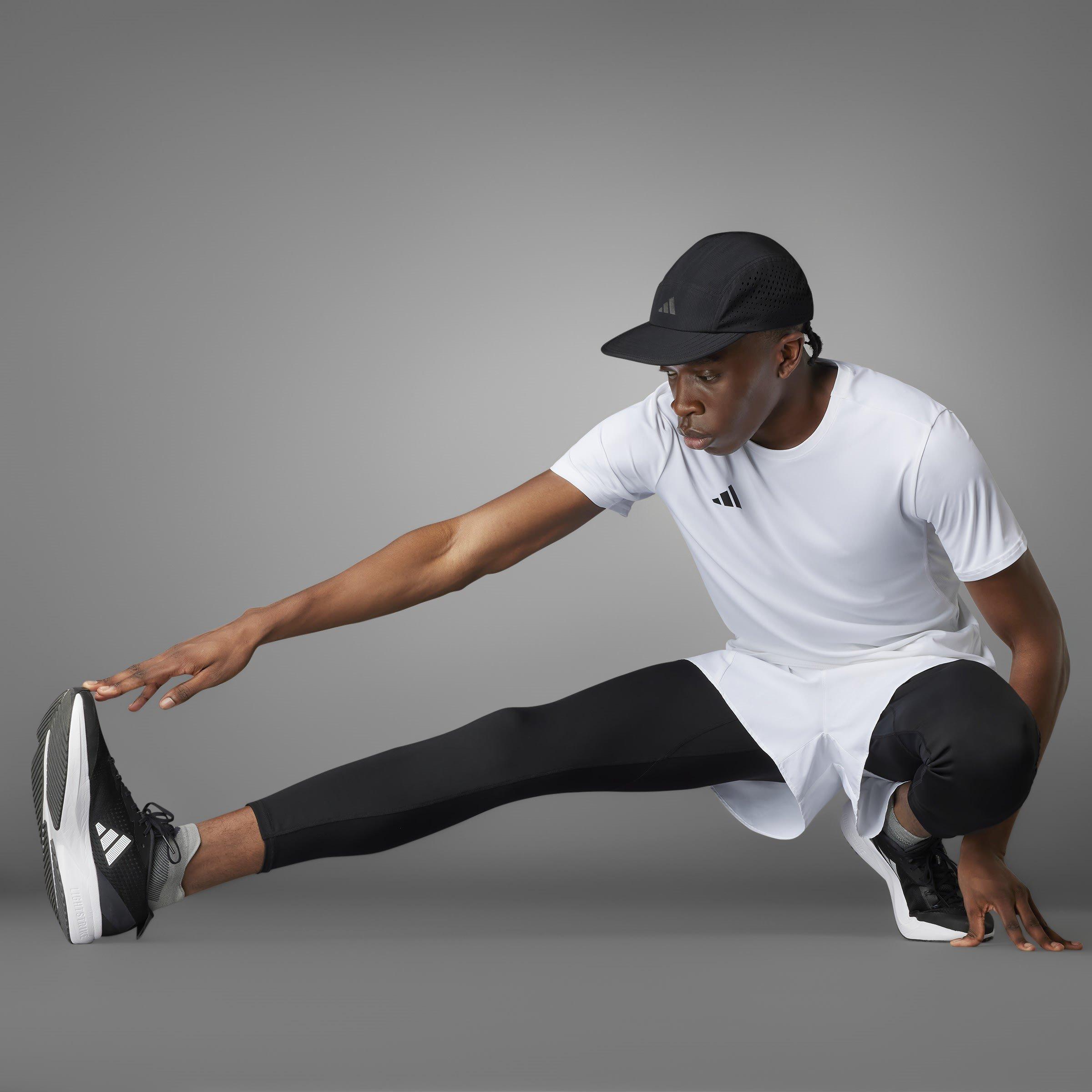 White - adidas - Adizero Essentials Mens Running T Shirt - 14