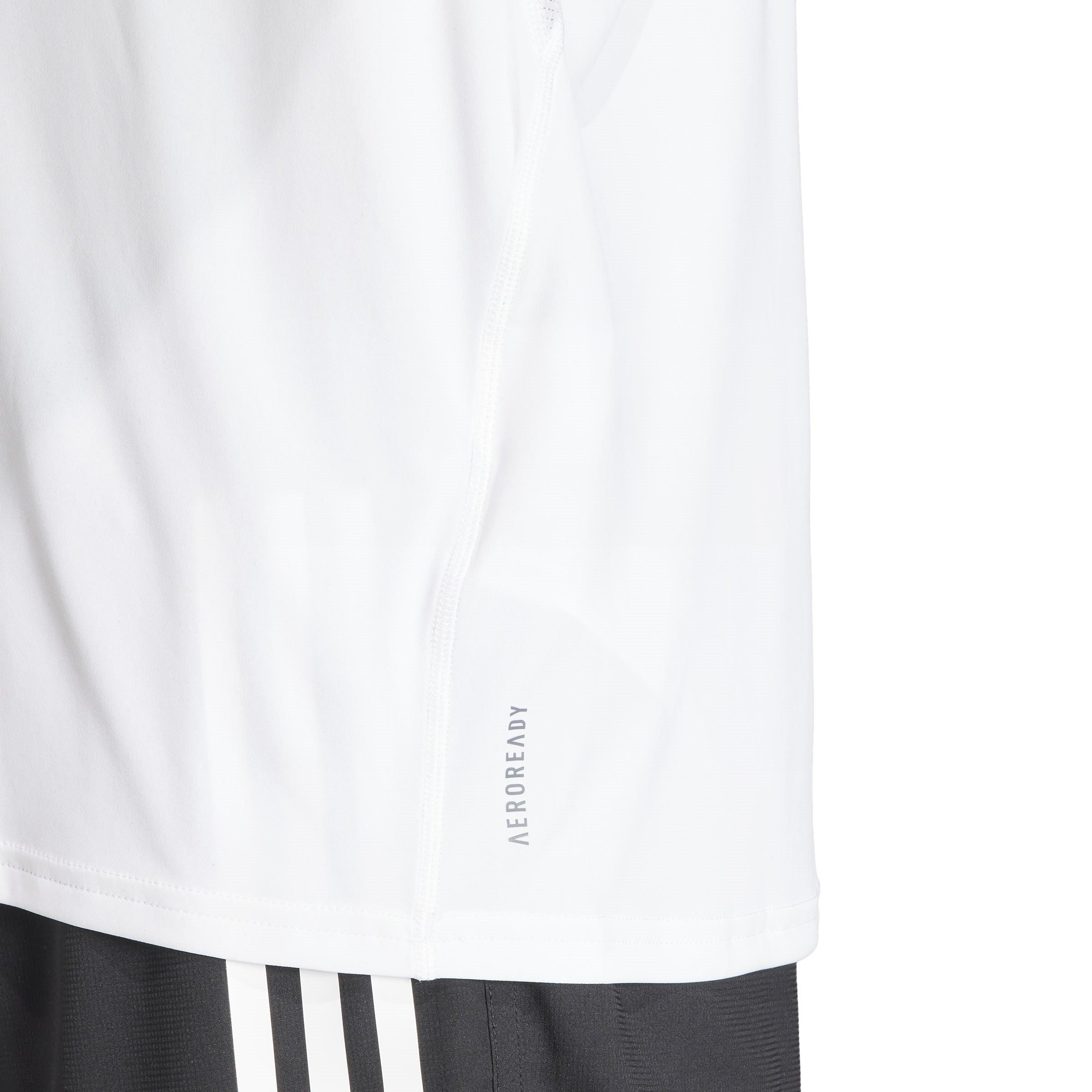 White - adidas - Adizero Essentials Mens Running T Shirt - 7