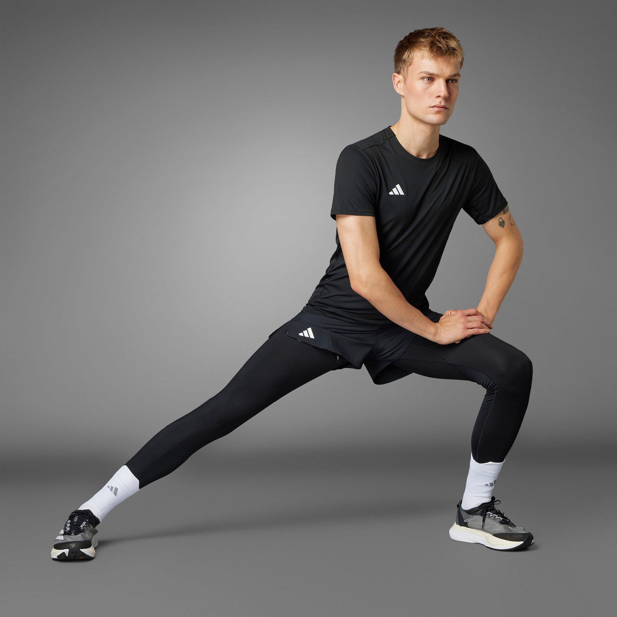 Black - adidas - Adizero Essentials Mens Running T Shirt - 14