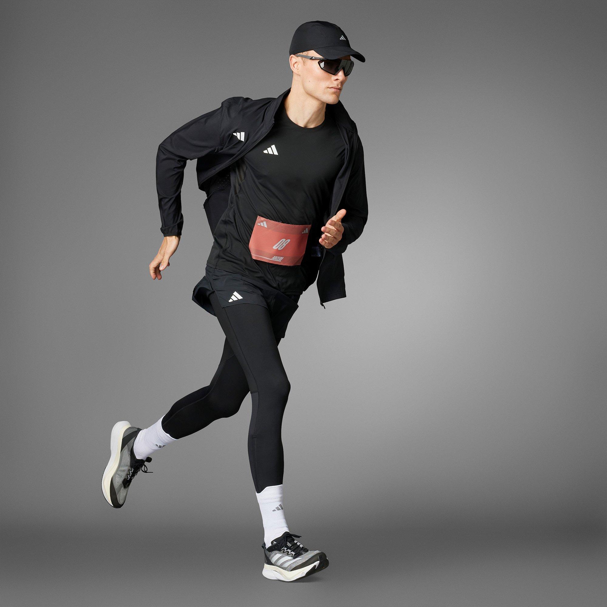 Black - adidas - Adizero Essentials Mens Running T Shirt - 16