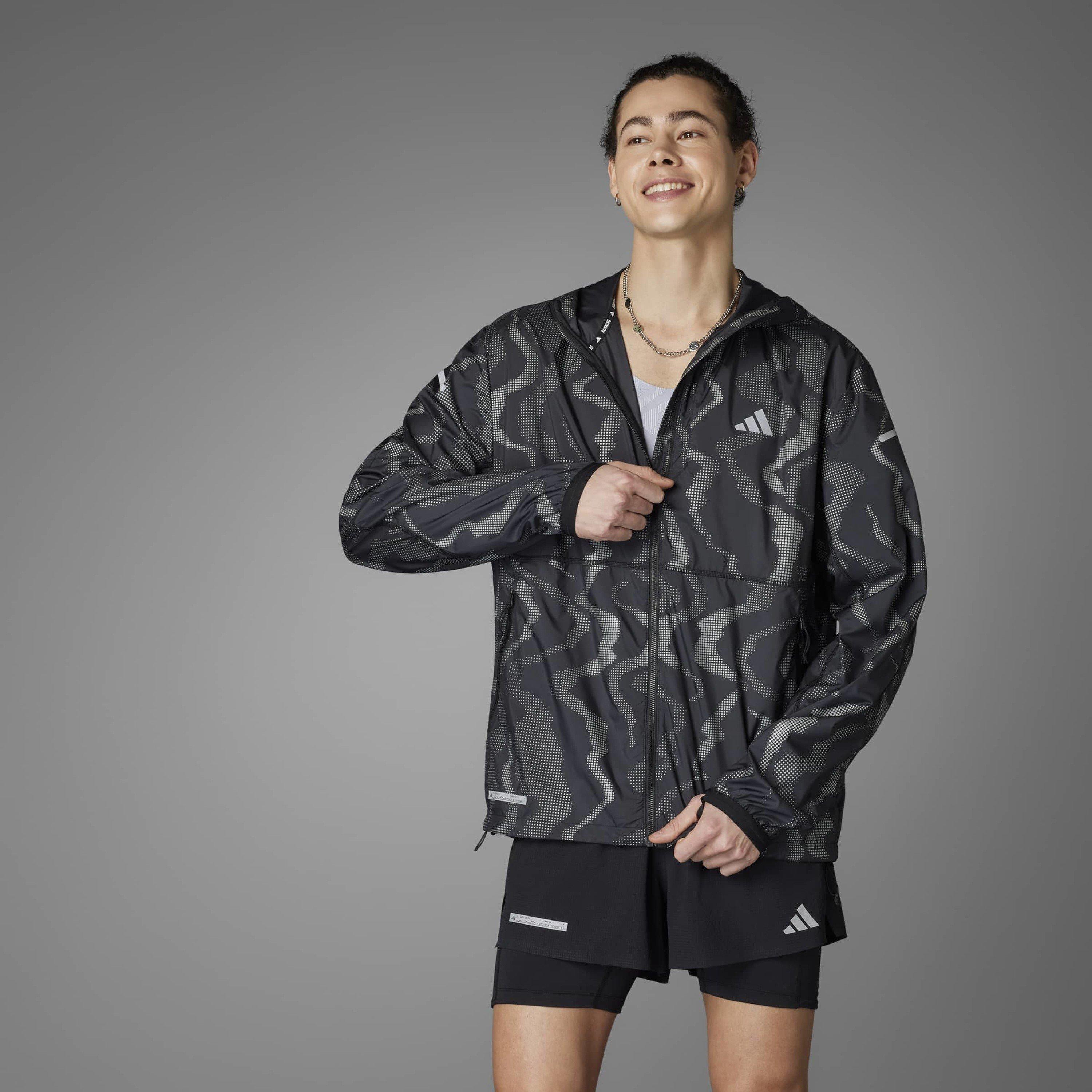 Black - adidas - Ult Prem Jkt Running Jacket Mens - 13