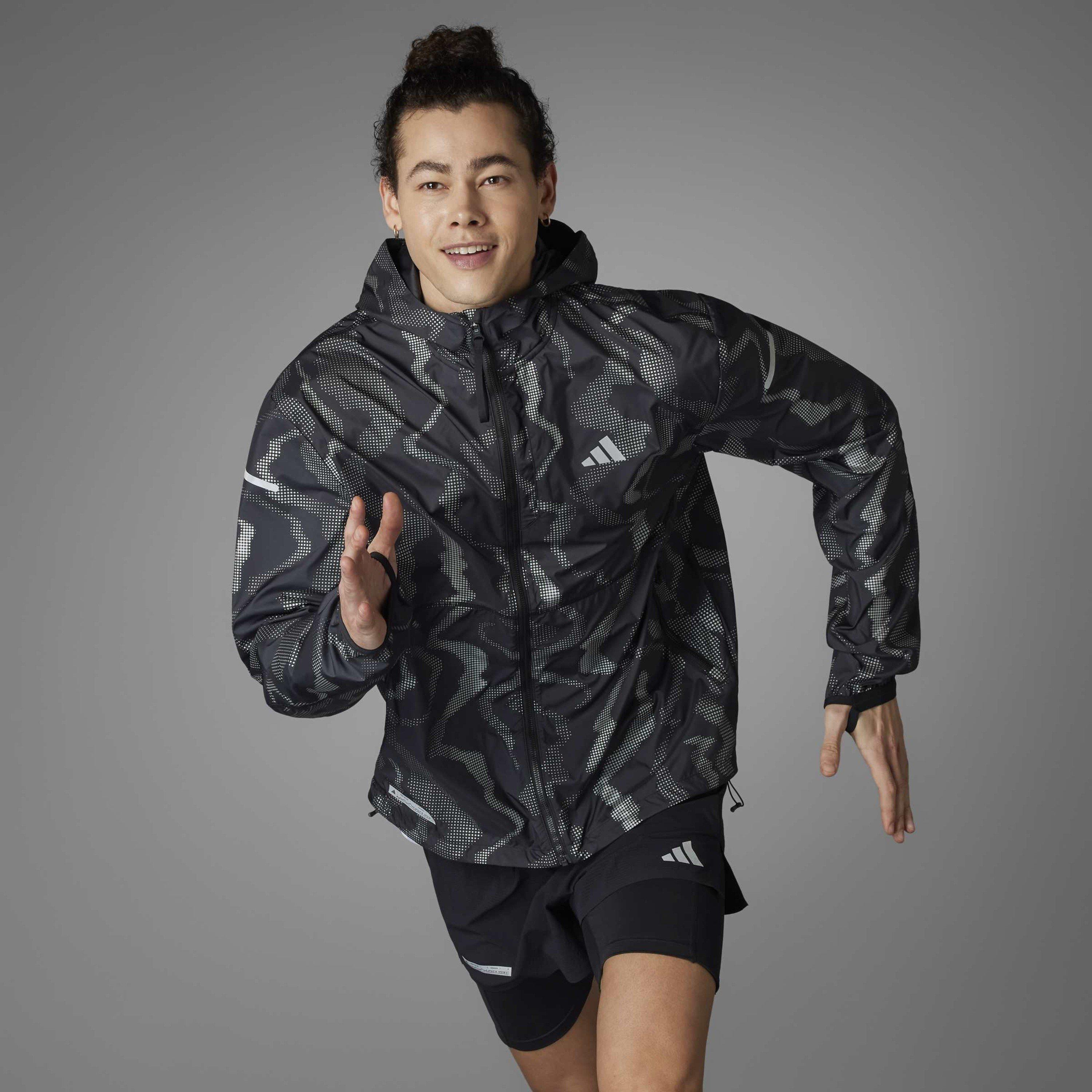 Black - adidas - Ult Prem Jkt Running Jacket Mens - 8