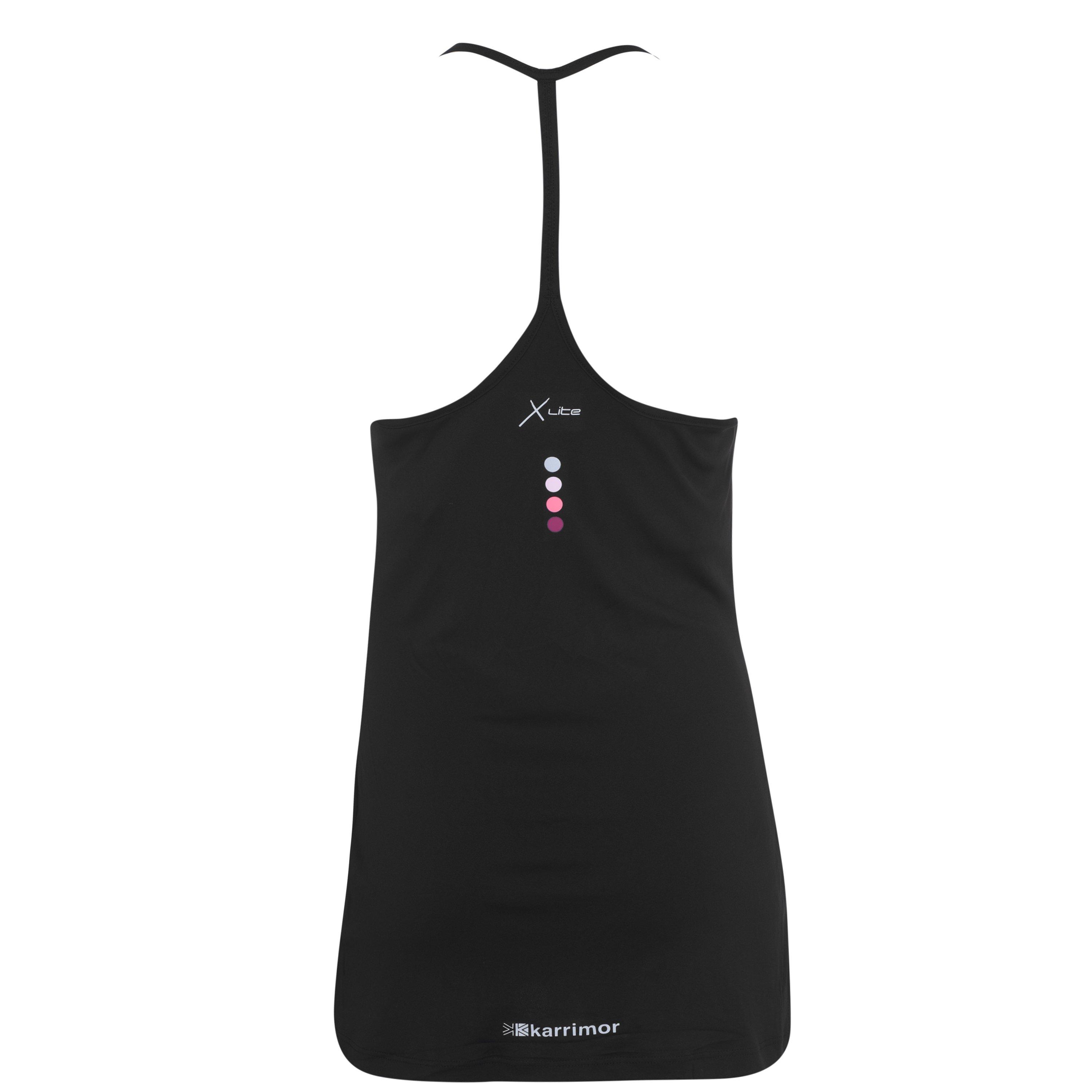 Black - Karrimor - T Back Tank Top Ladies - 8