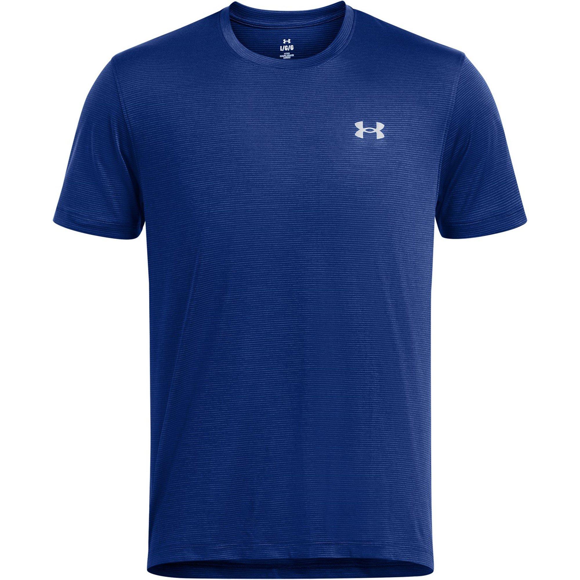 Blue/Reflective - Under Armour - Launch Short Sleeves Tee Men - 1