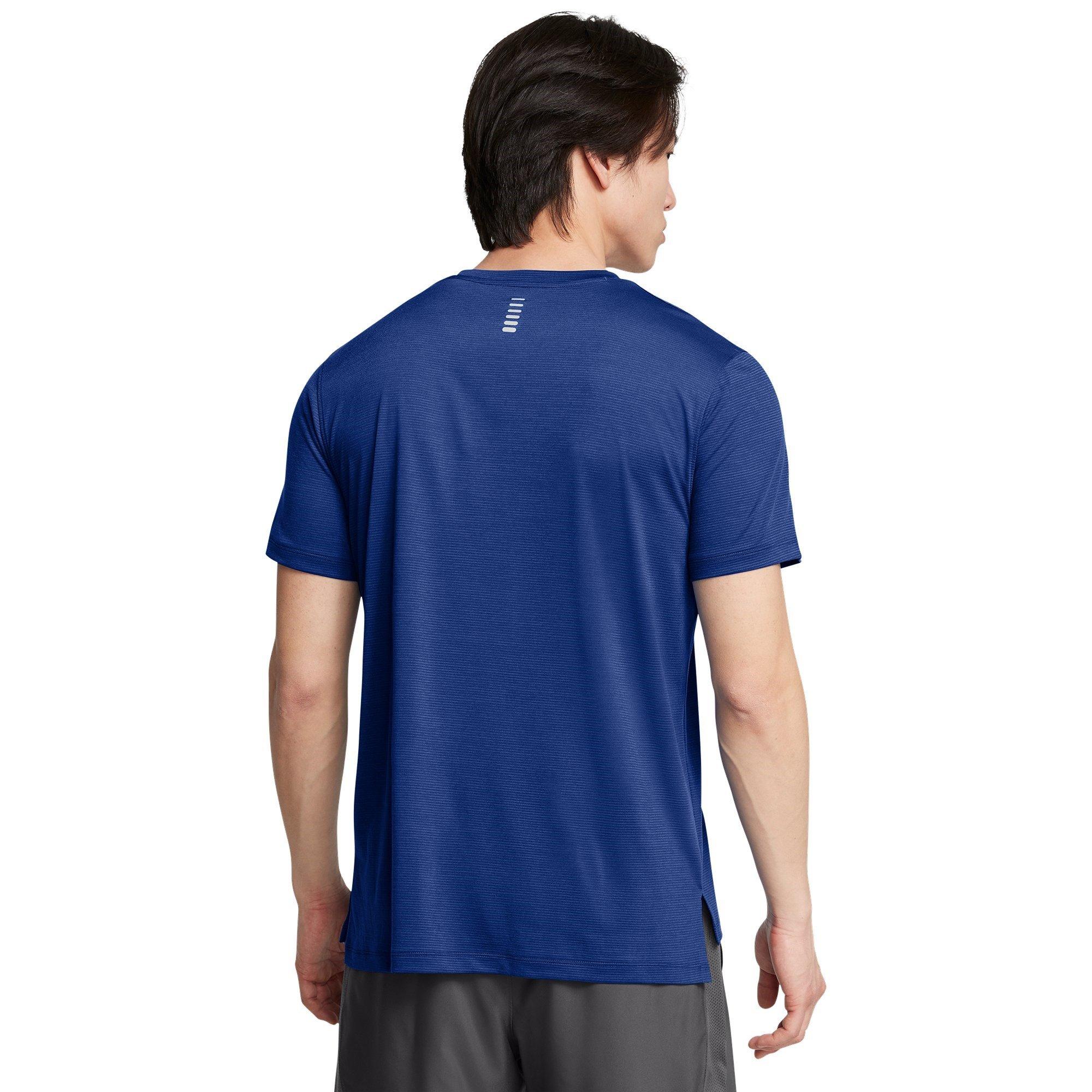 Blue/Reflective - Under Armour - Launch Short Sleeves Tee Men - 3