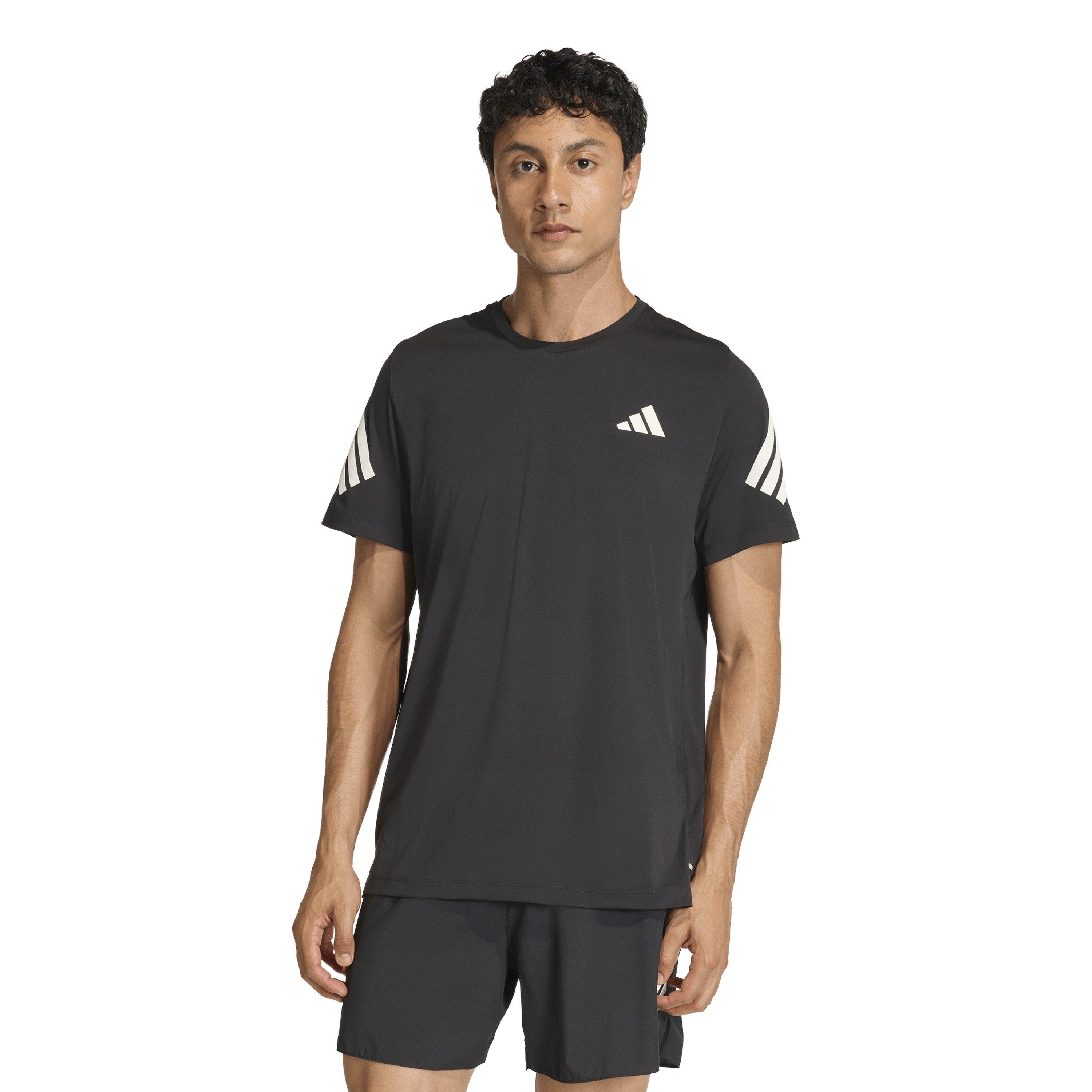 Black - adidas - Men's Short Sleeve Performance Running Top - 2