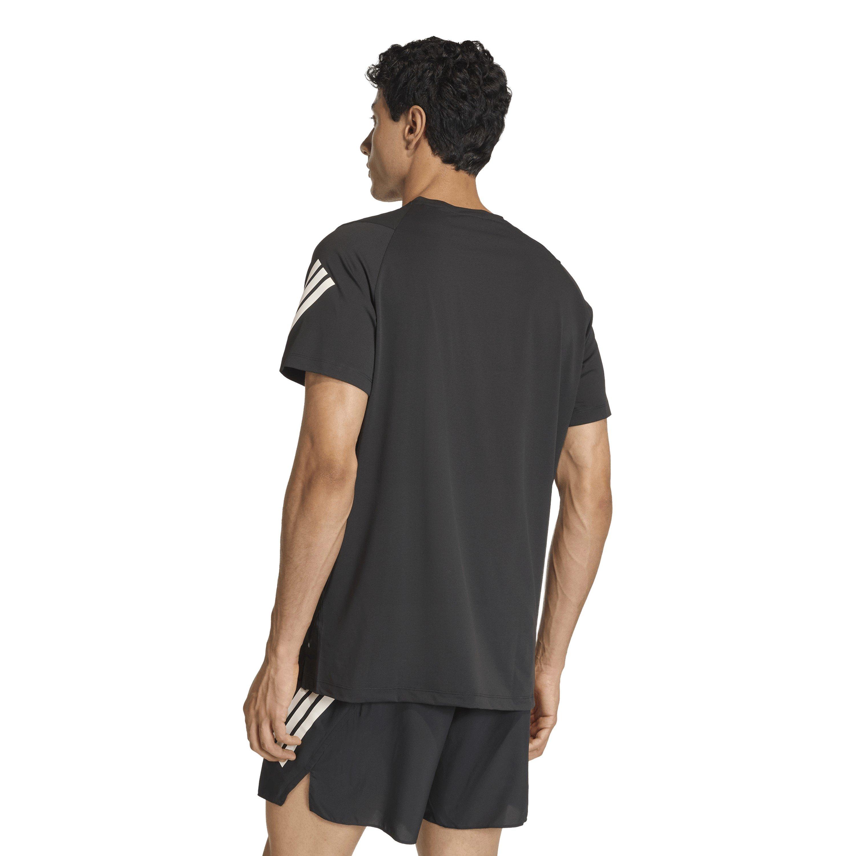 Black - adidas - Men's Short Sleeve Performance Running Top - 3