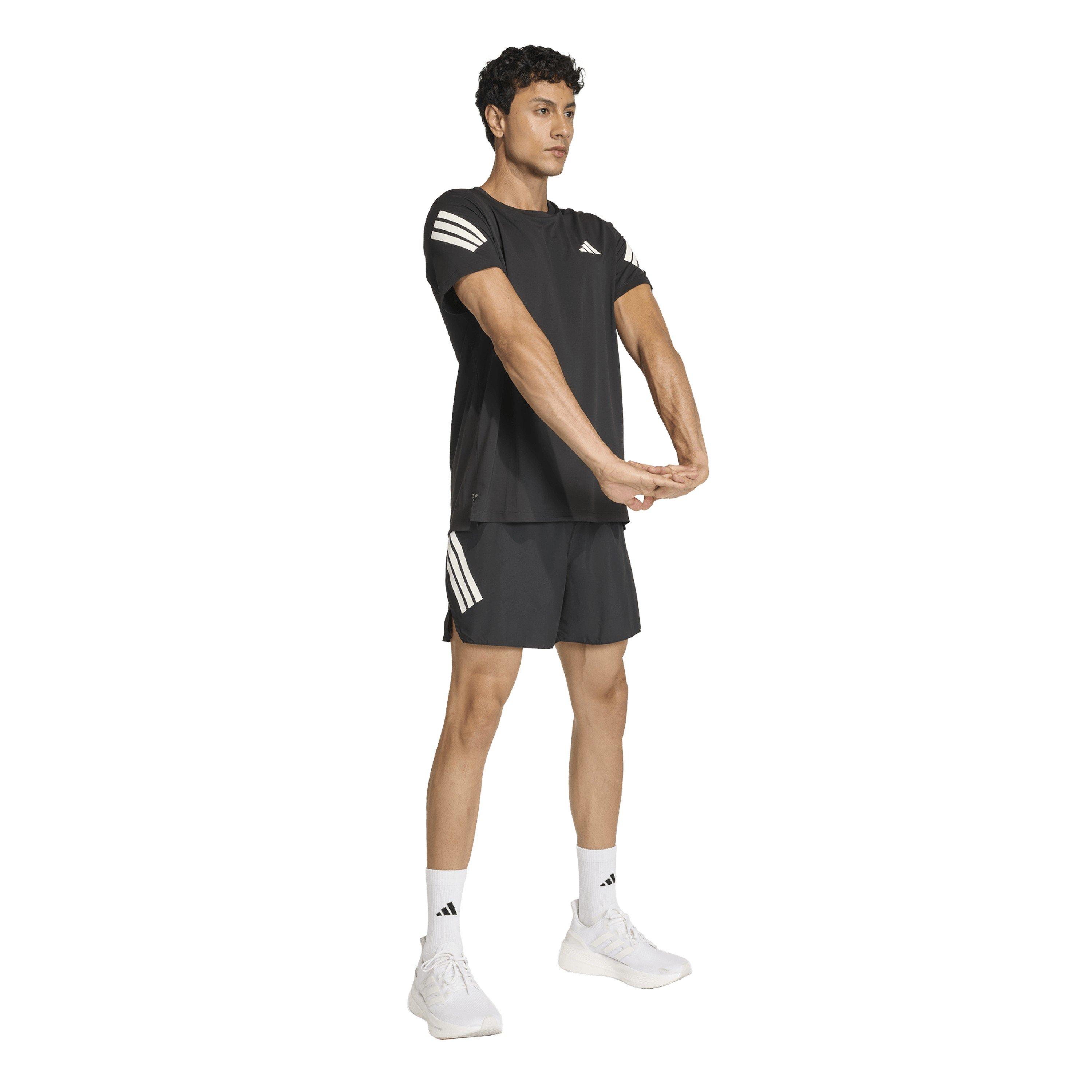 Black - adidas - Men's Short Sleeve Performance Running Top - 6