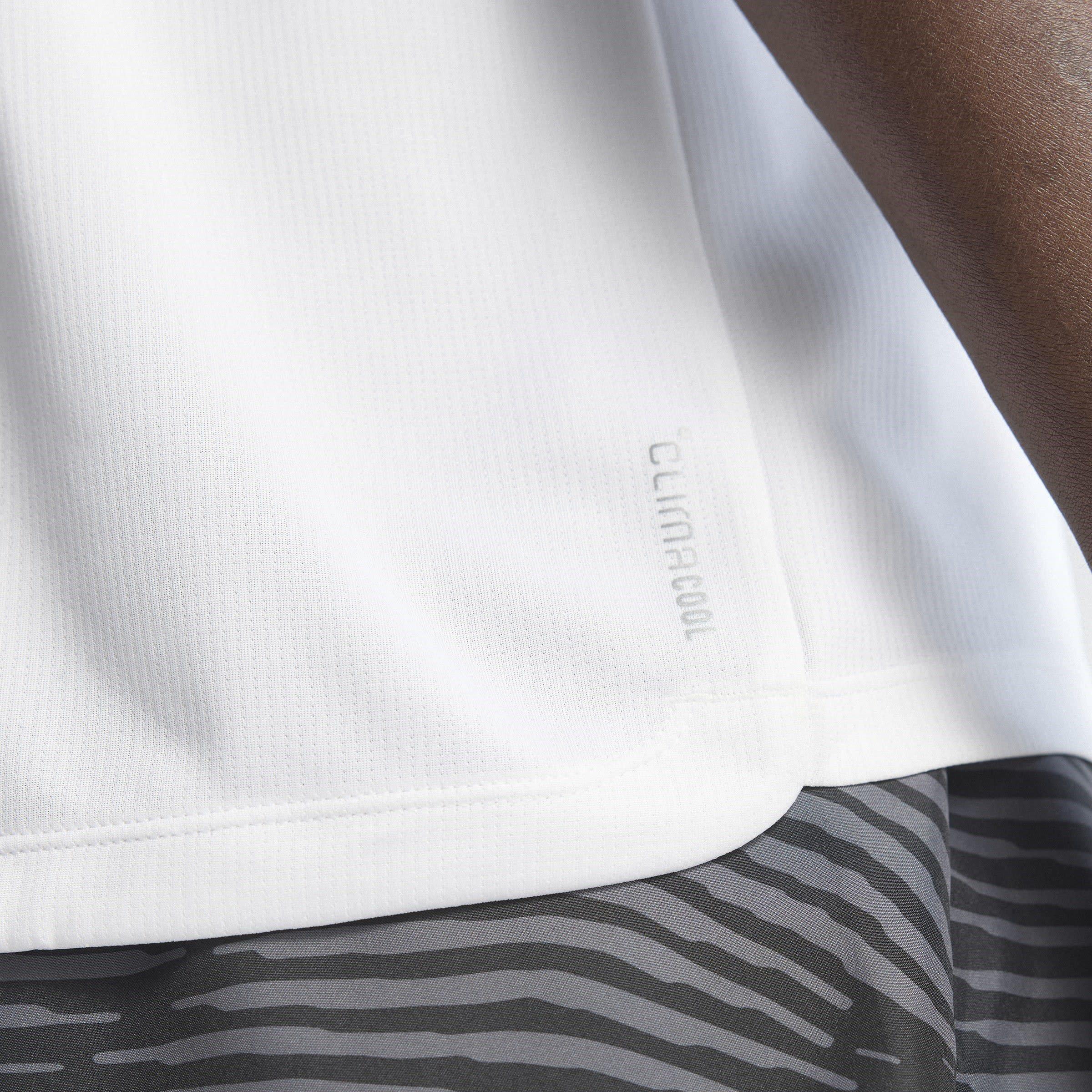 White - adidas - Adi365 Running Essentials Brand Love Mens Performance T-Shirt - 12