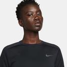 Black/Silv - Nike - DF Pacer Crew Womens - 3