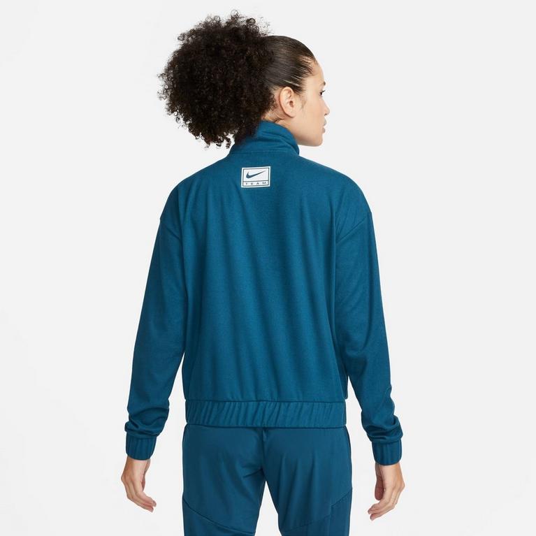 Bleu/Platine - Nike - striped detail polo shirt - 2
