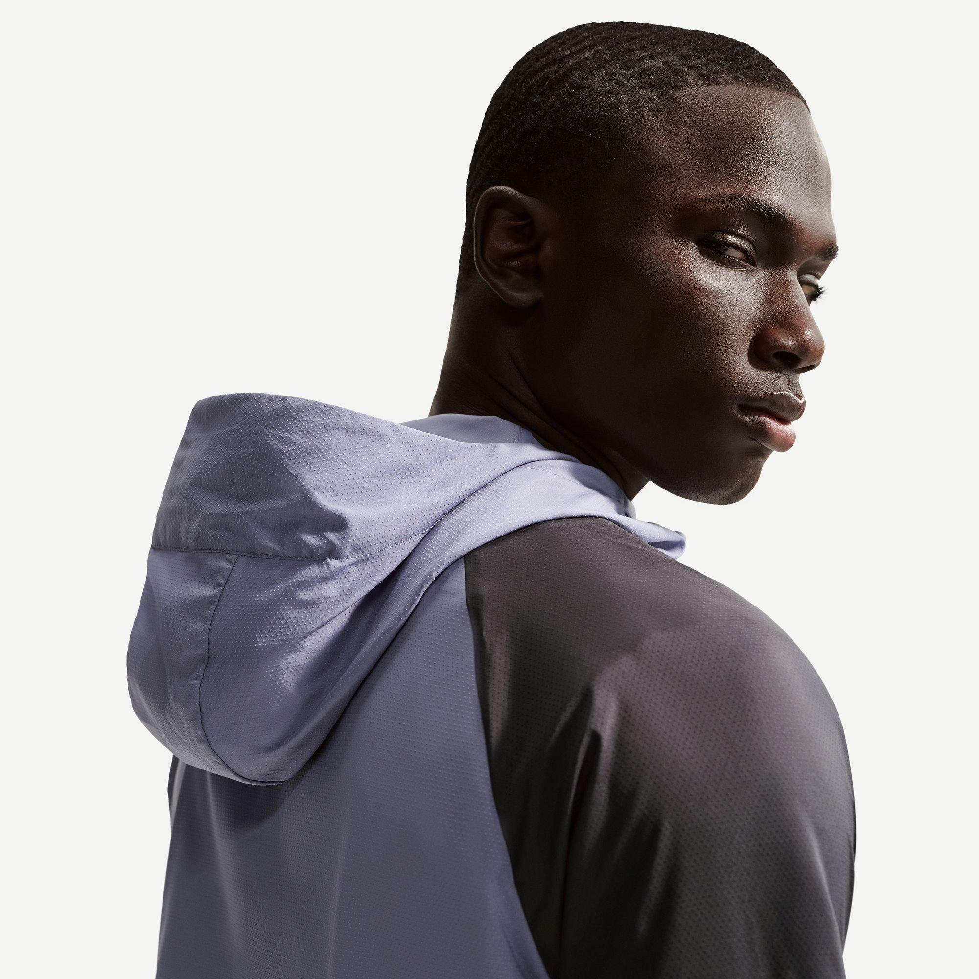 Purple/Blk/Lime - Nike - Mens Nike Windrun Jacket - 2