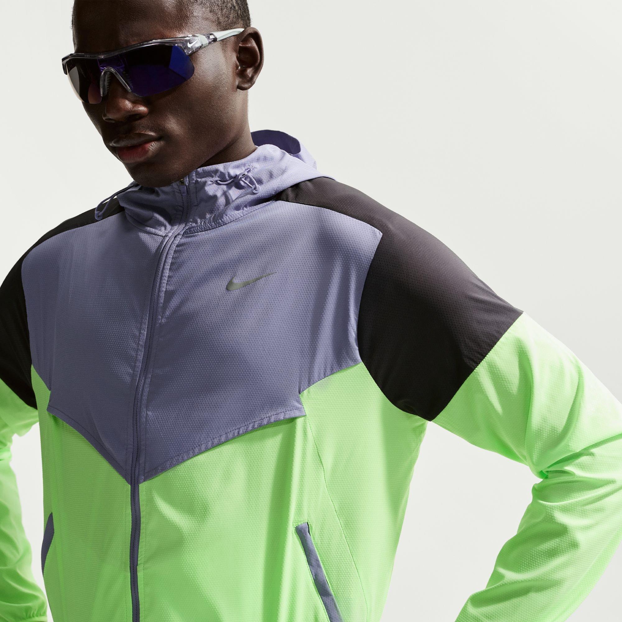 Purple/Blk/Lime - Nike - Mens Nike Windrun Jacket - 3