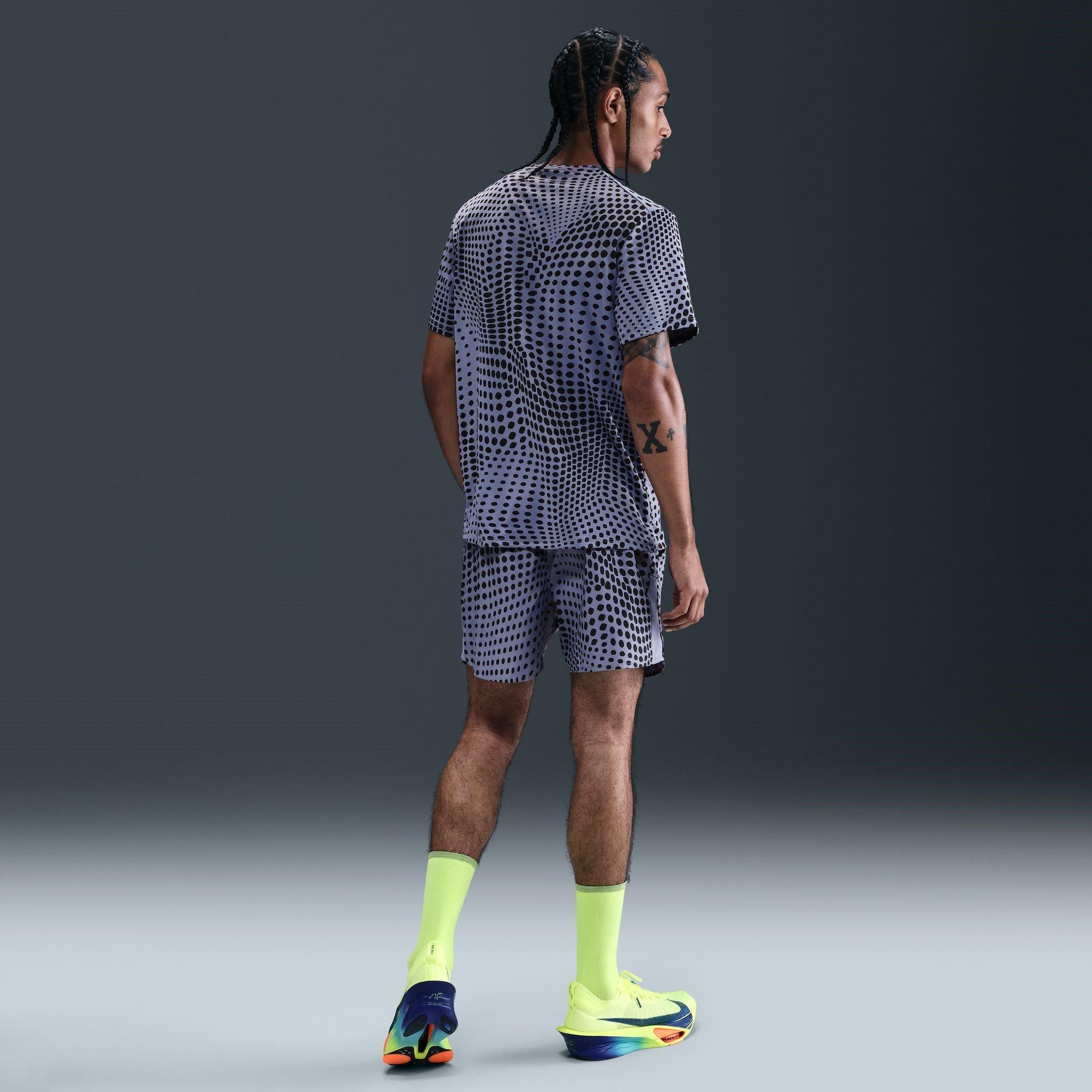 Indigo Silver - Nike - Men's Short Sleeve Performance Running Top - 5