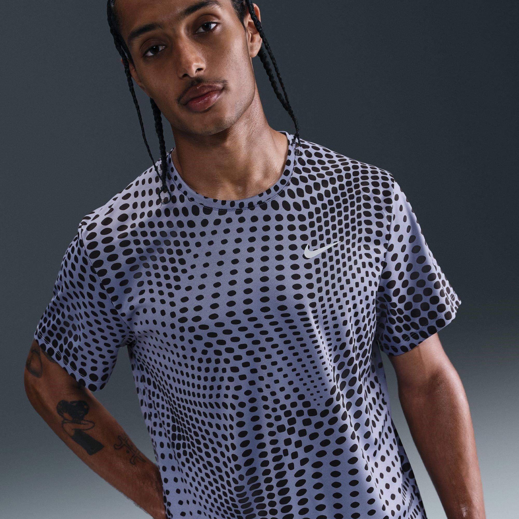 Indigo Silver - Nike - Men's Short Sleeve Performance Running Top - 6