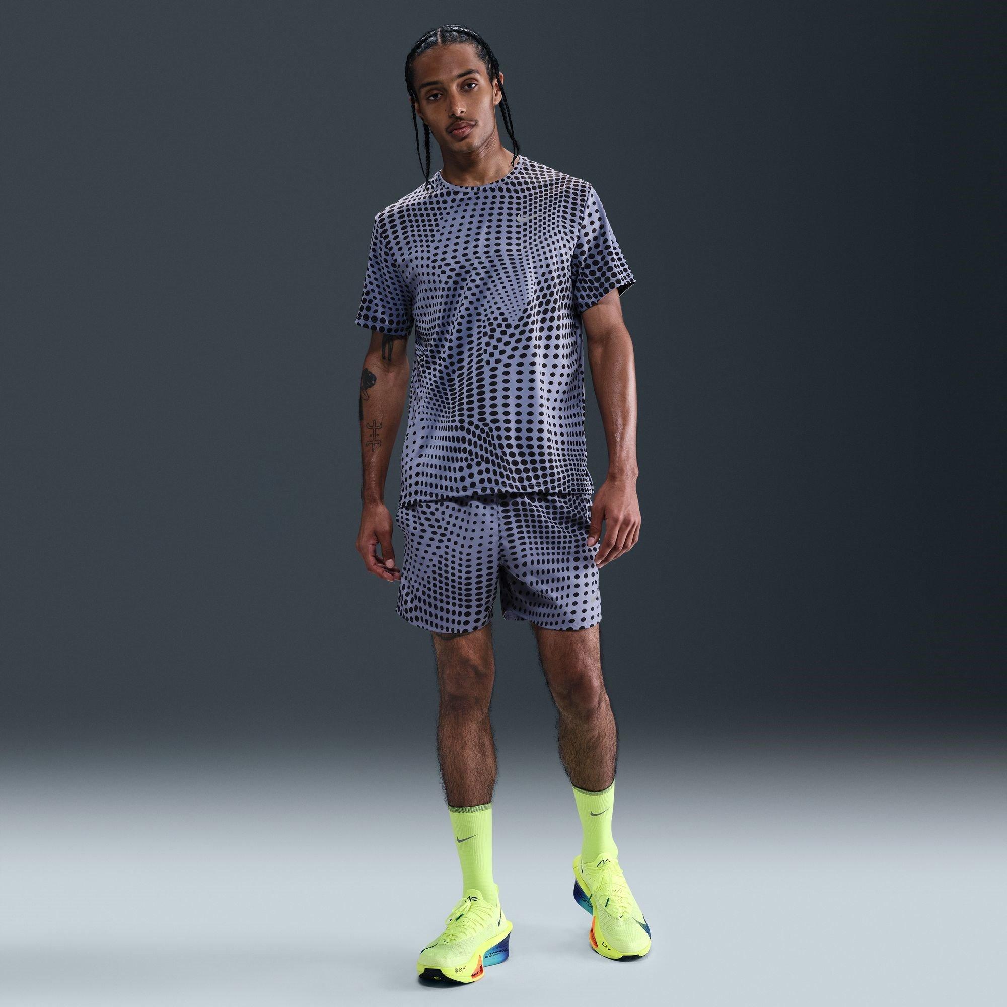 Indigo Silver - Nike - Men's Short Sleeve Performance Running Top - 7