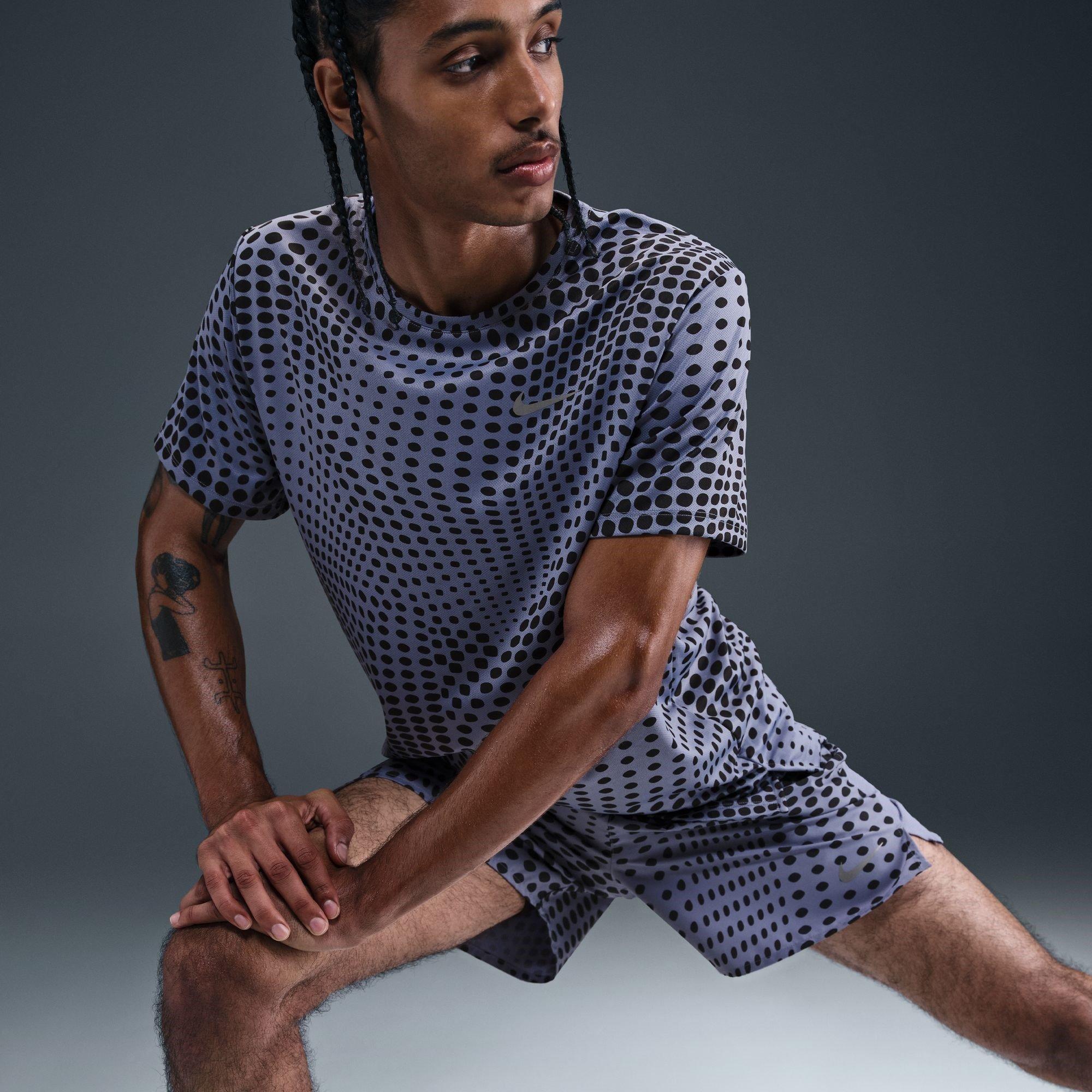 Indigo Silver - Nike - Men's Short Sleeve Performance Running Top - 9