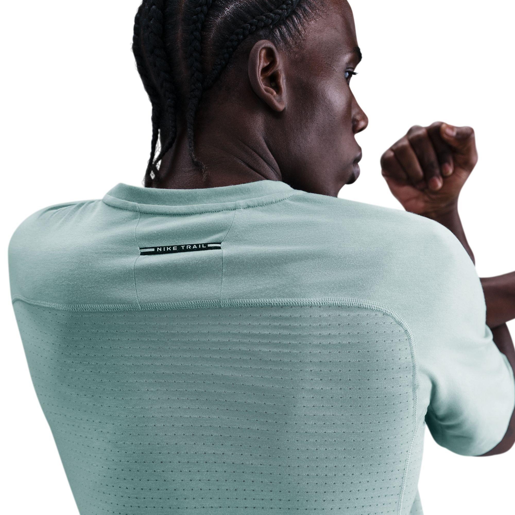 Cannon/Black - Nike - Men's Solar Short Sleeve Running T-Shirt - 2