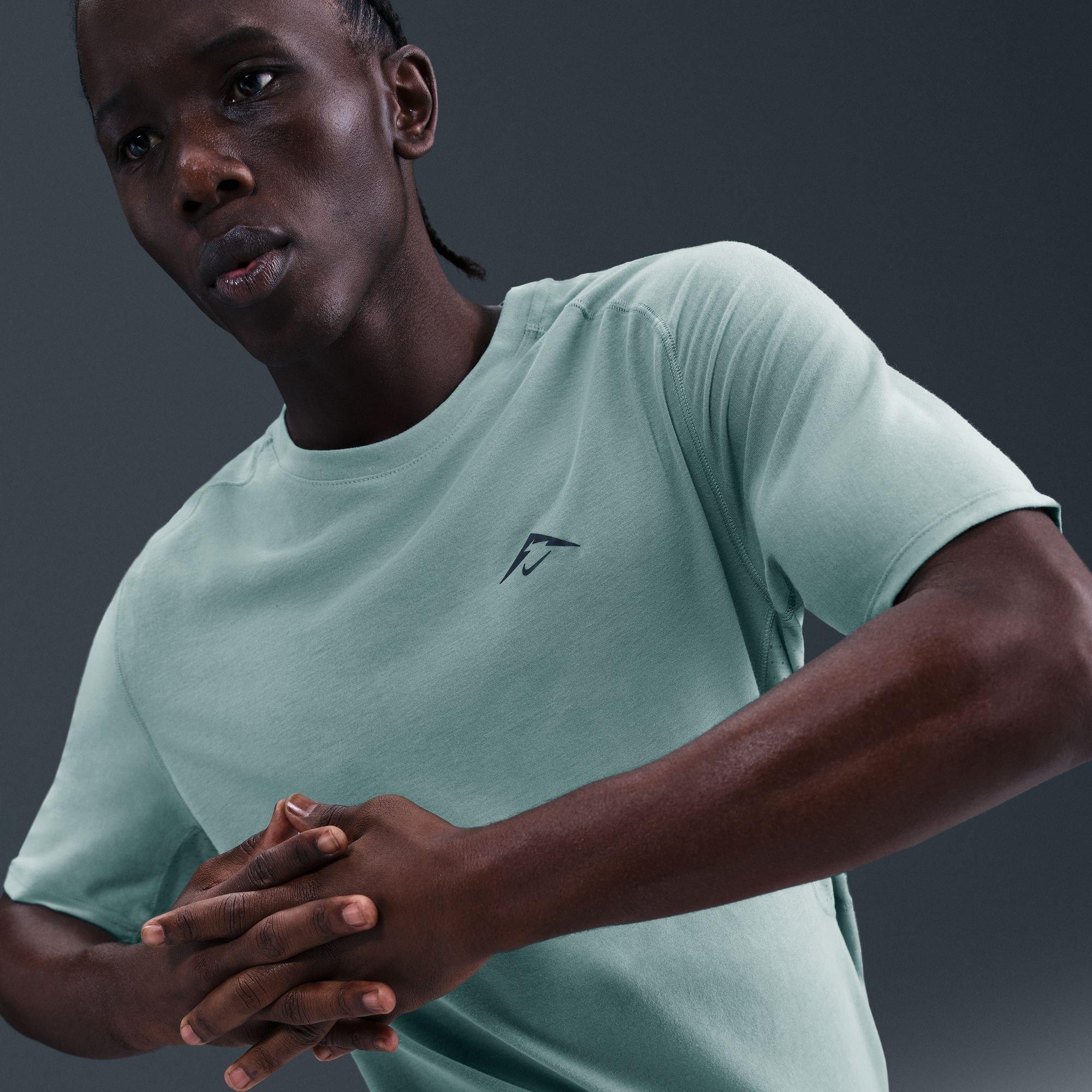 Cannon/Black - Nike - Men's Solar Short Sleeve Running T-Shirt - 11