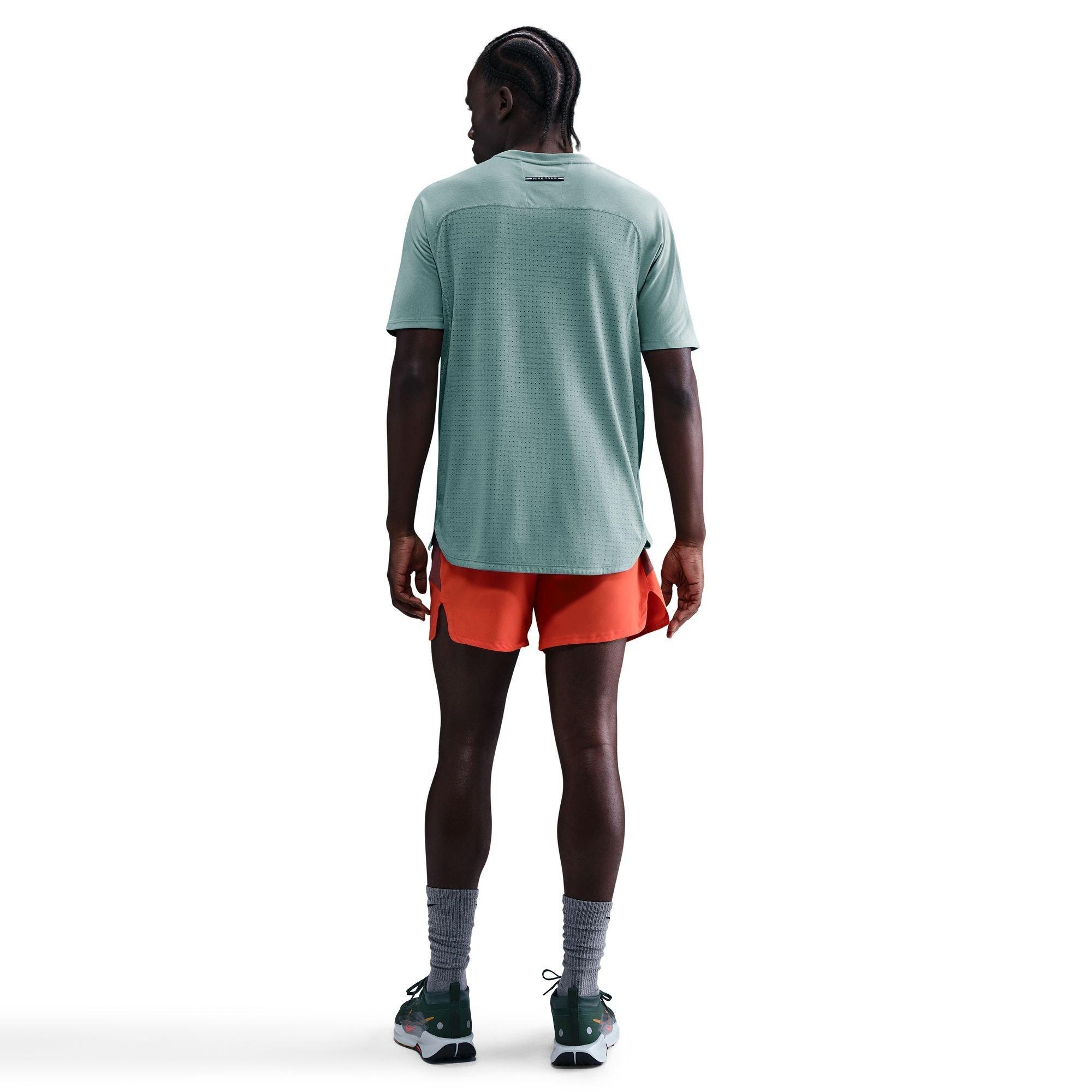 Cannon/Black - Nike - Men's Solar Short Sleeve Running T-Shirt - 4